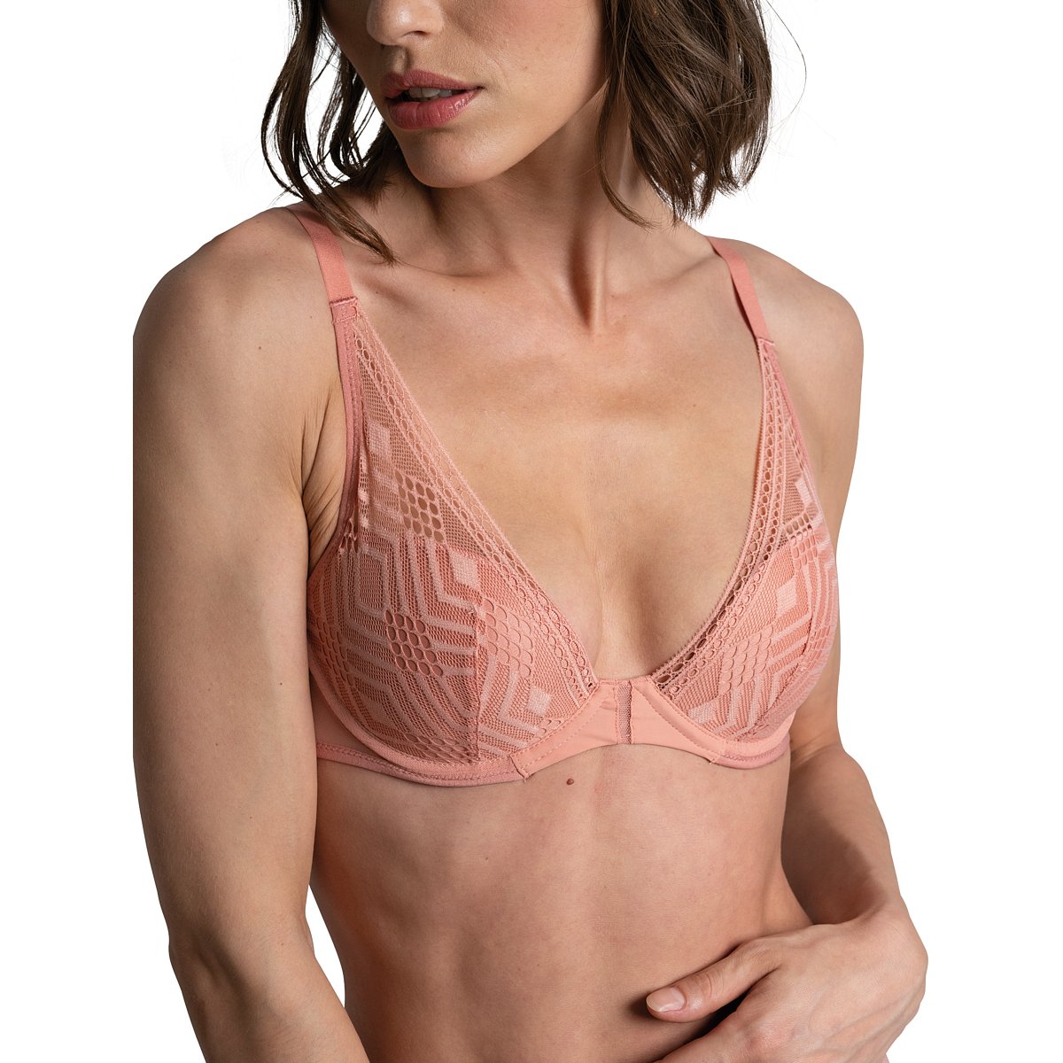 Soutien-gorge plongeant ONDINE rose, PASSIONATA