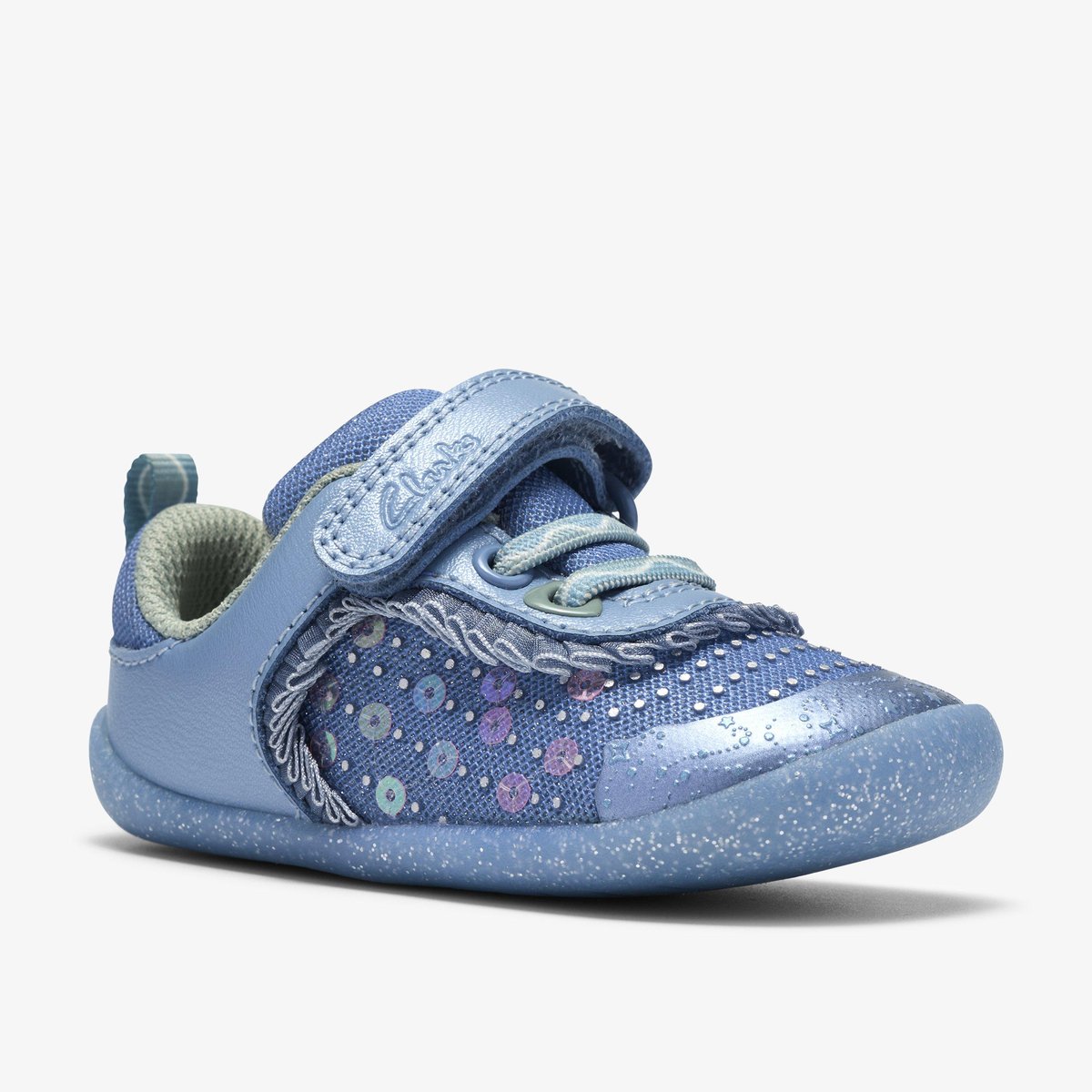 Escarpins Cuir Coupe Large ROAMER GLEAM T bleu, CLARKS