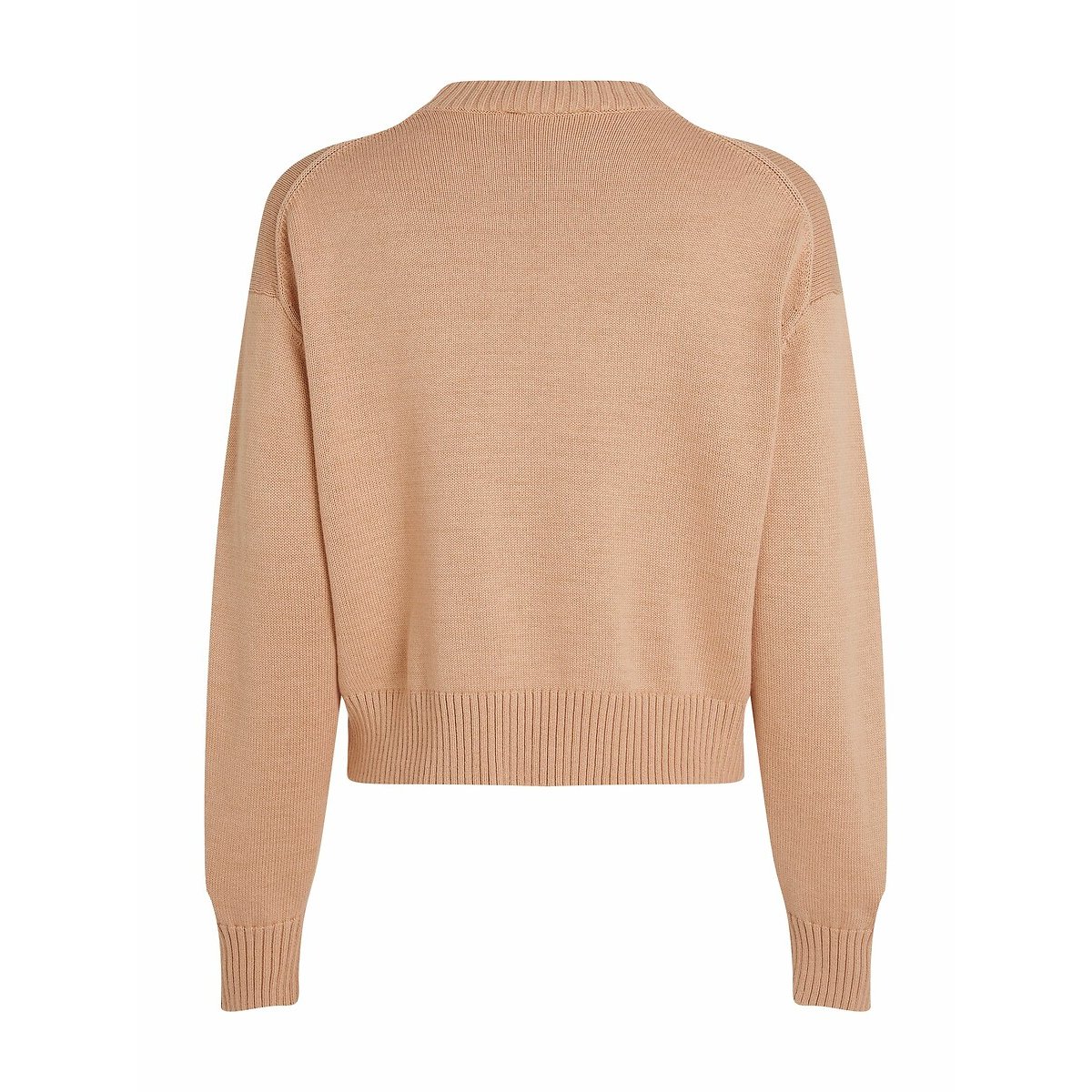 Trui met opstaande kraag met lange mouwen huidskleur, CALVIN KLEIN JEANS