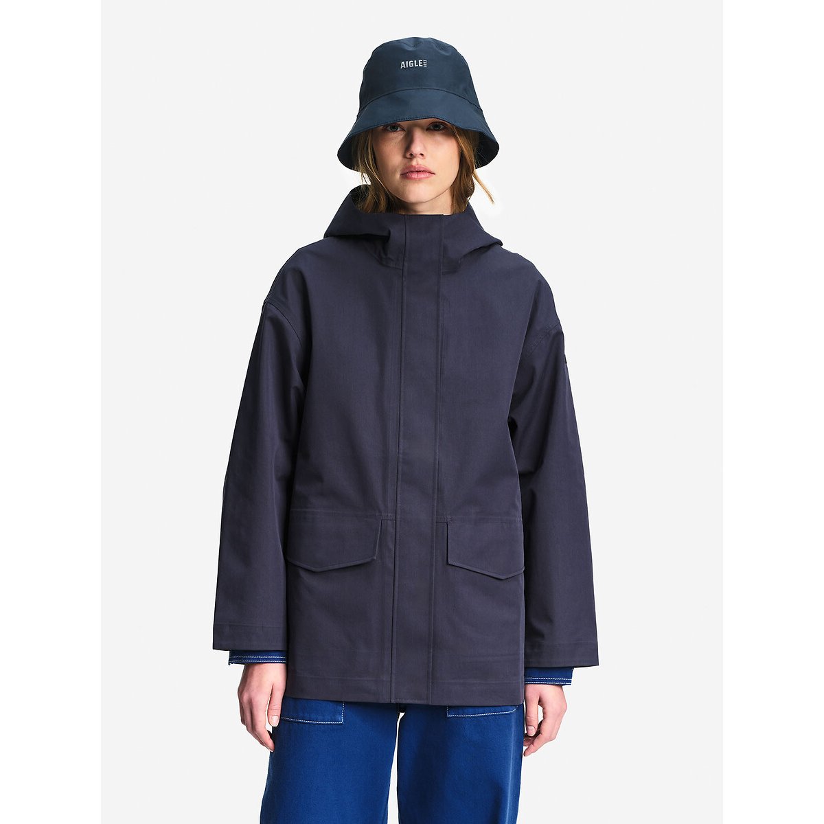 Parka courte et évasée MTD® marine, AIGLE