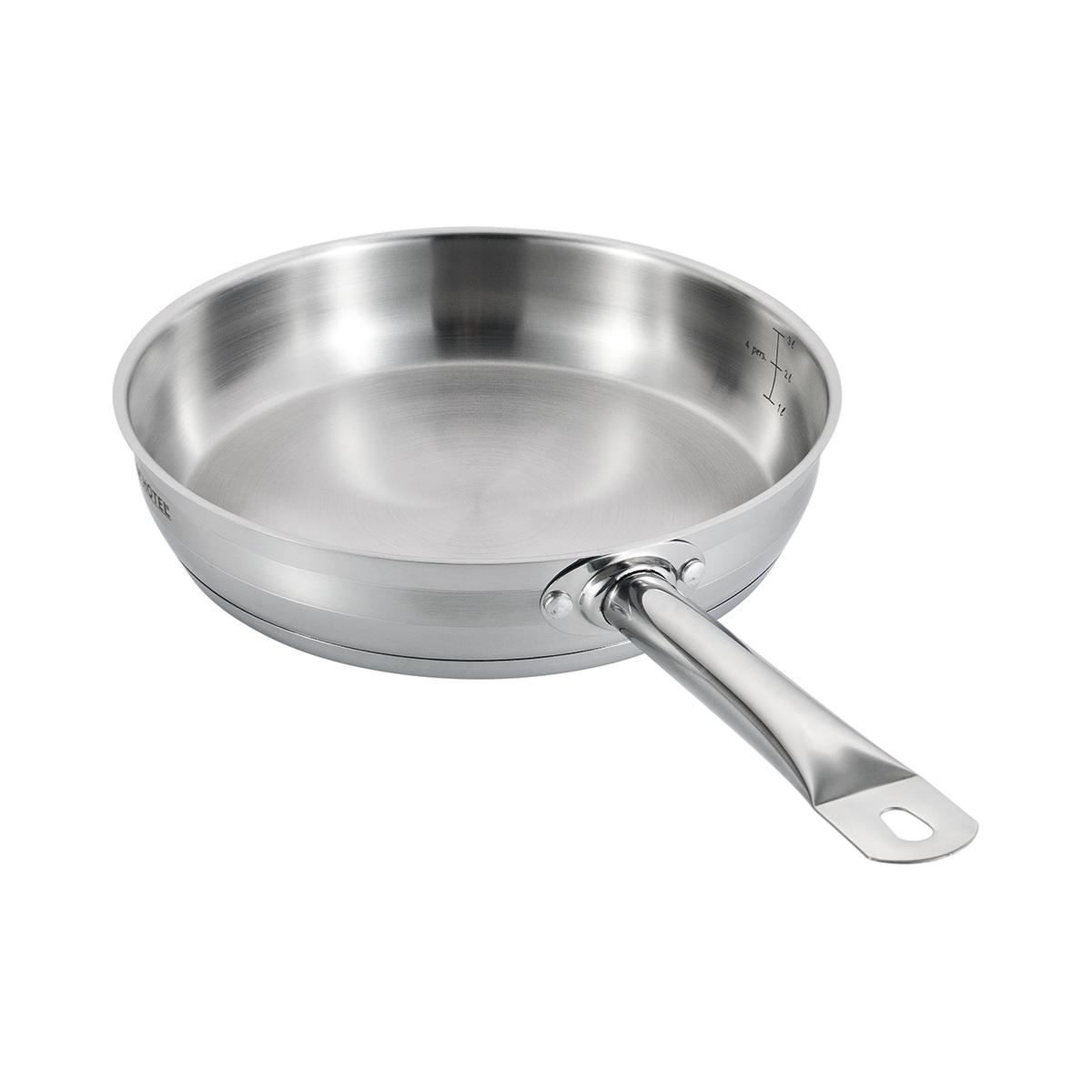 Poêle inox 28x6cm induction couleur unique, GAM HOTEL