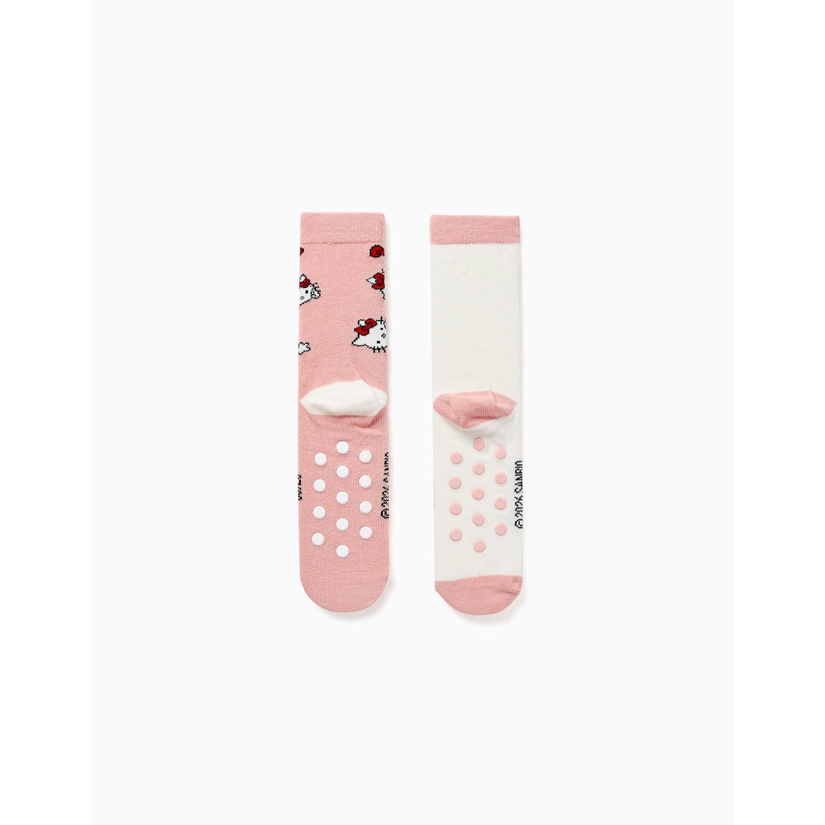 Lot de 2 chaussettes antidérapantes avec imprimés Hello Kitty multicolore, ZIPPY