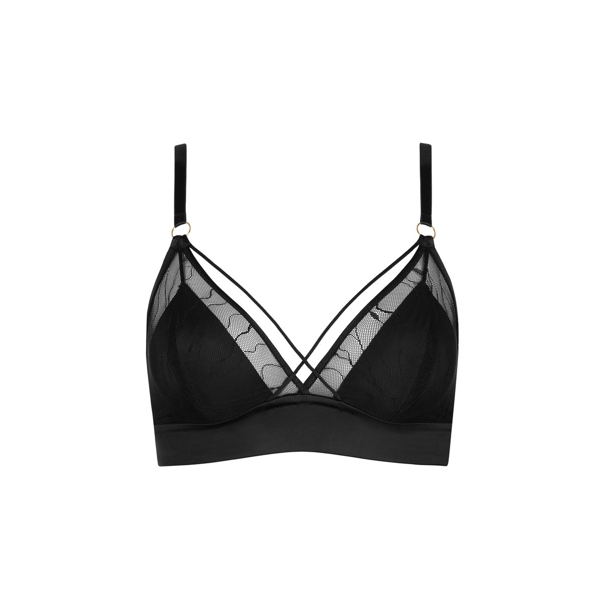 Soutien-gorge sans armatures Nightscape noir, LISCA