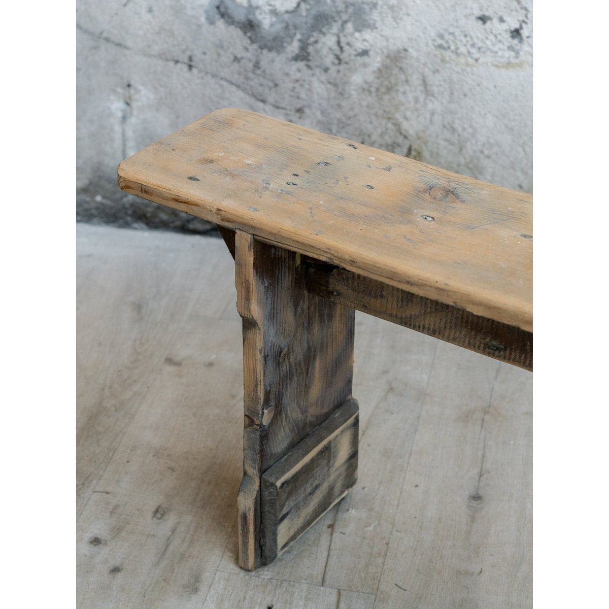 Banc en bois Antoine N°540 - Bon état bois clair, DEBONGOUT