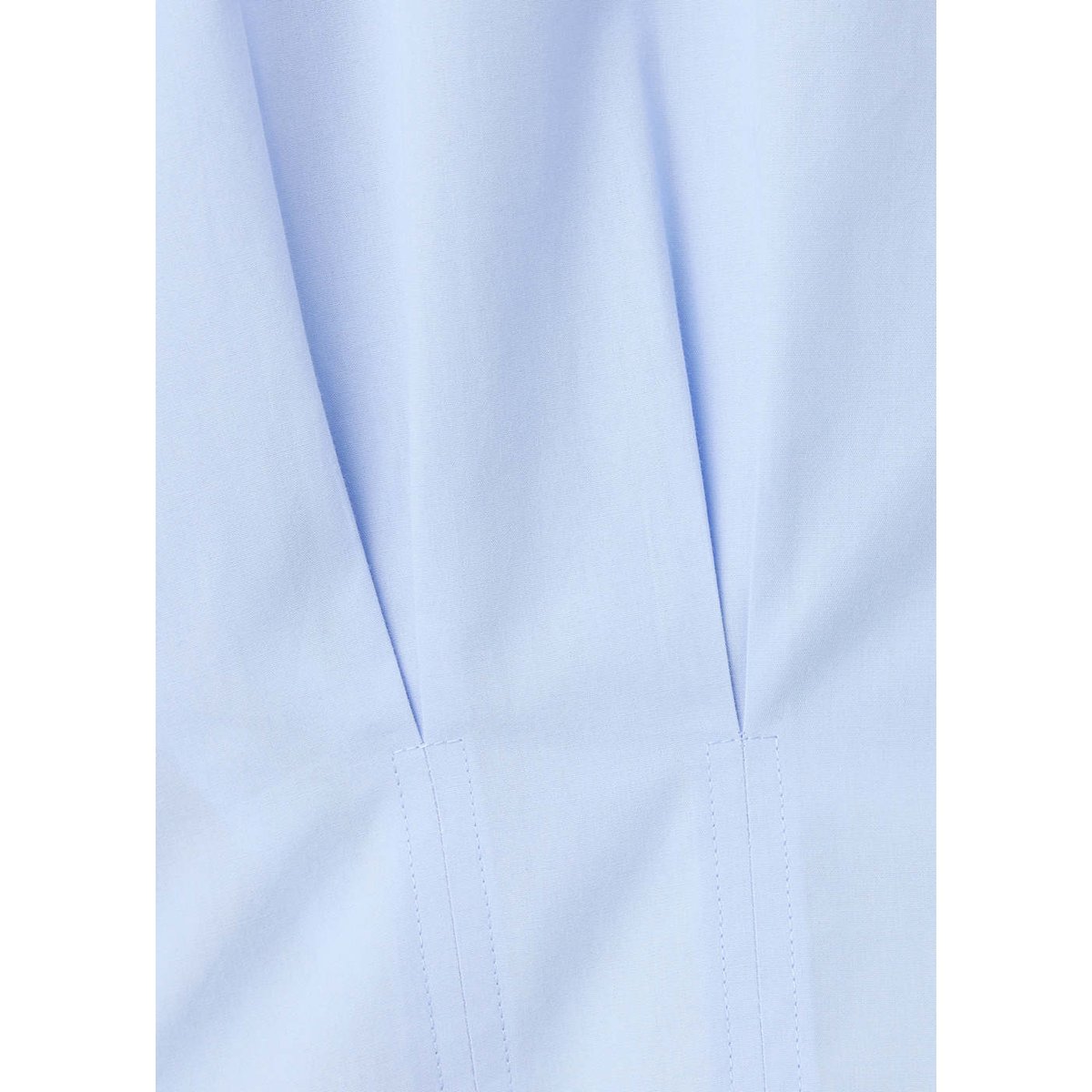 Chemise coton pinces bleu ciel, MANGO