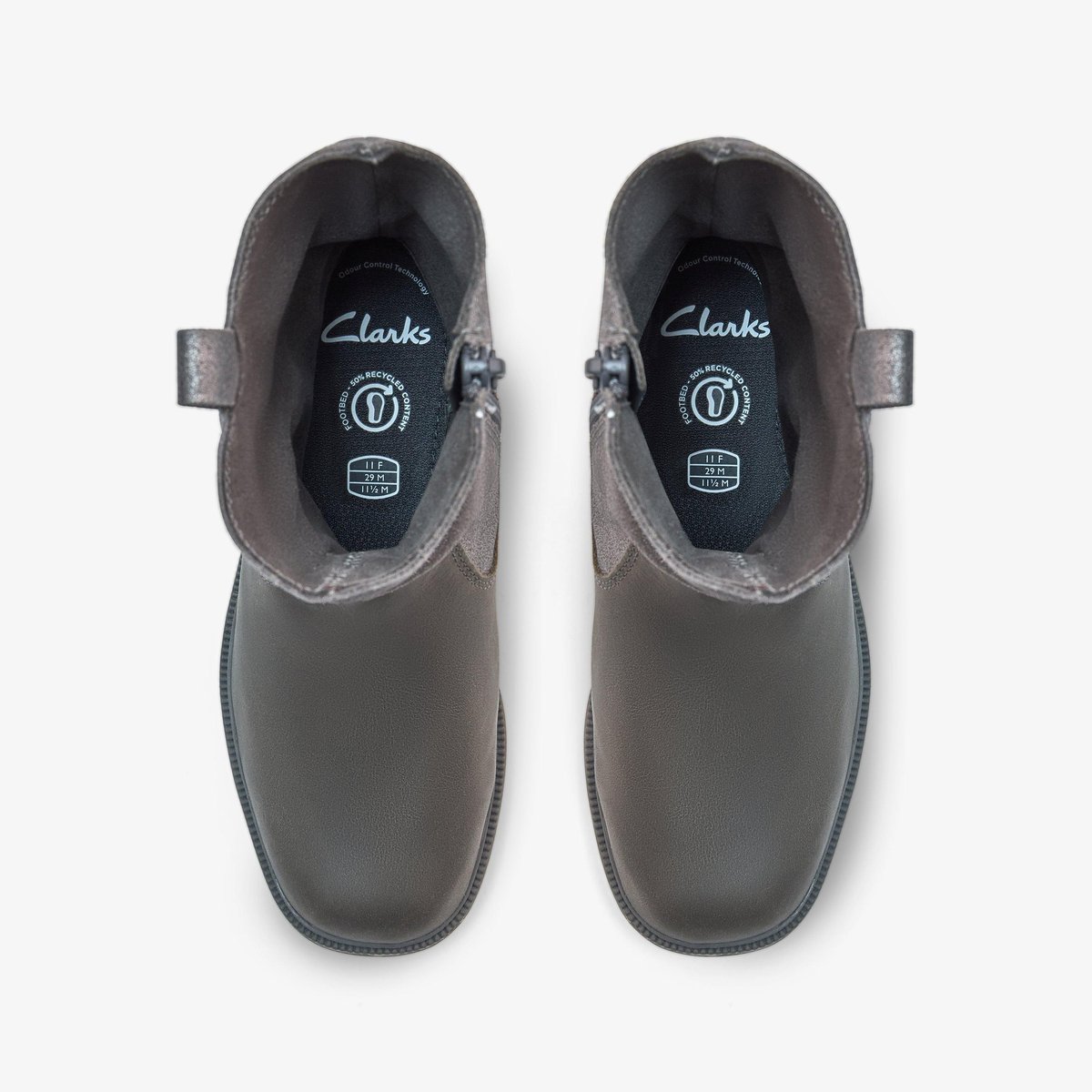 Boots Suède OAKLYN TOP K gris, CLARKS