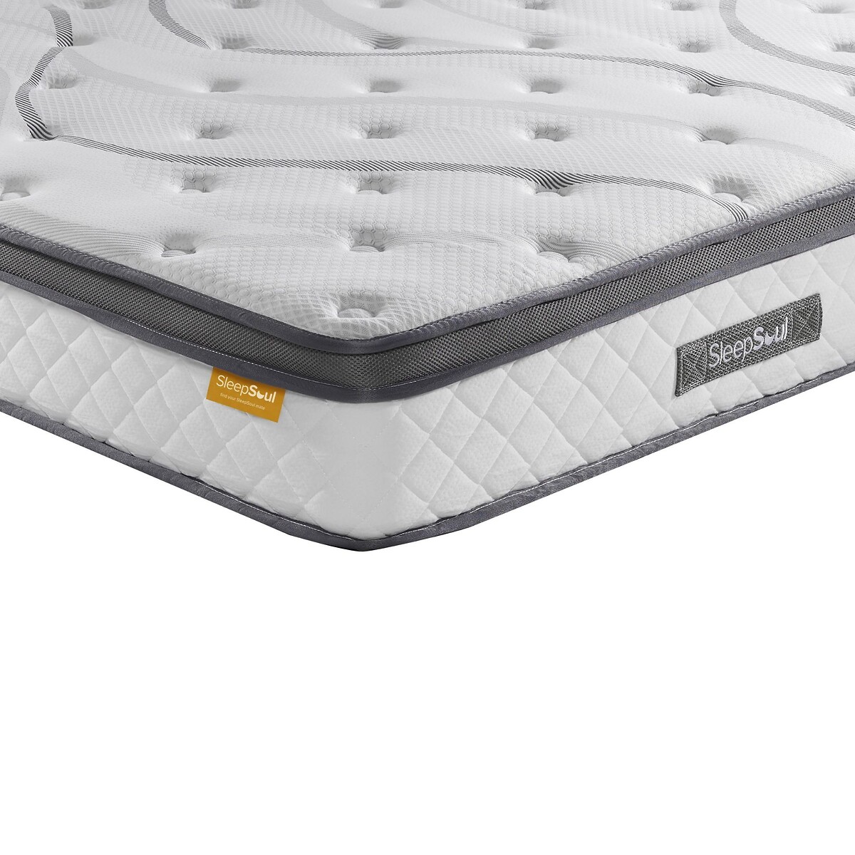 SleepSoul Heaven Pocket Hybrid Mattress white, SLEEPSOUL