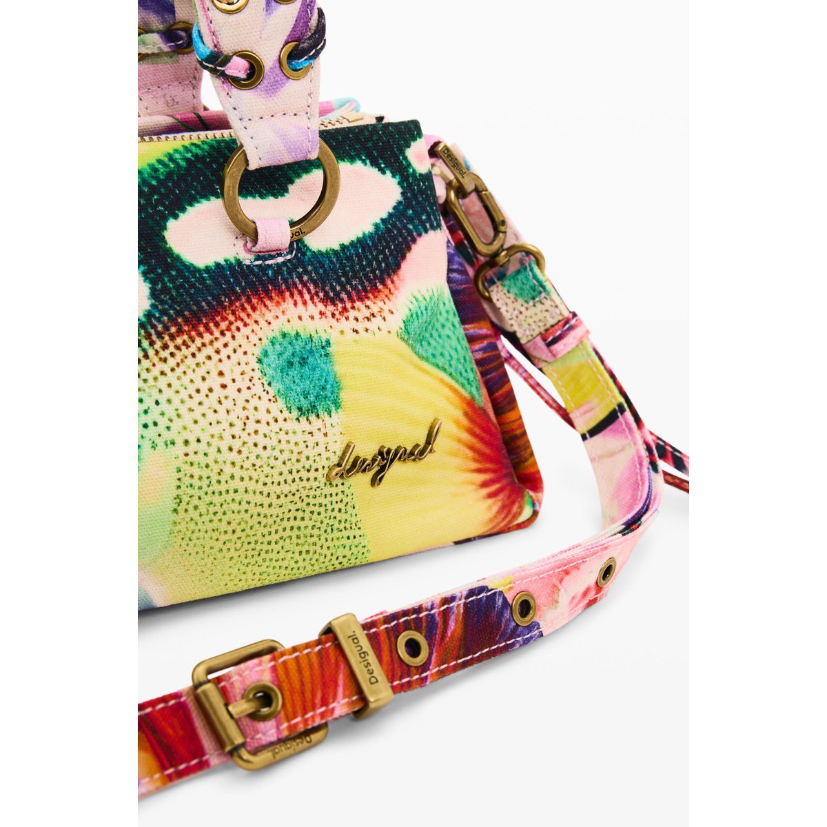 sac conçu par mr. christian lacroix rouge, DESIGUAL