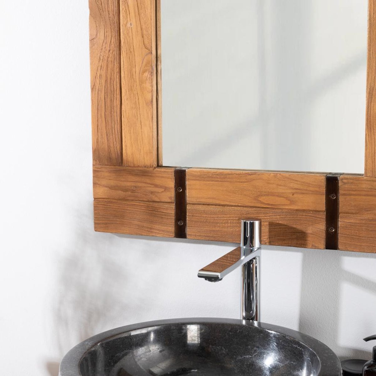 Miroir de rectangle naturel 60x80 LOFT naturel, WANDA COLLECTION