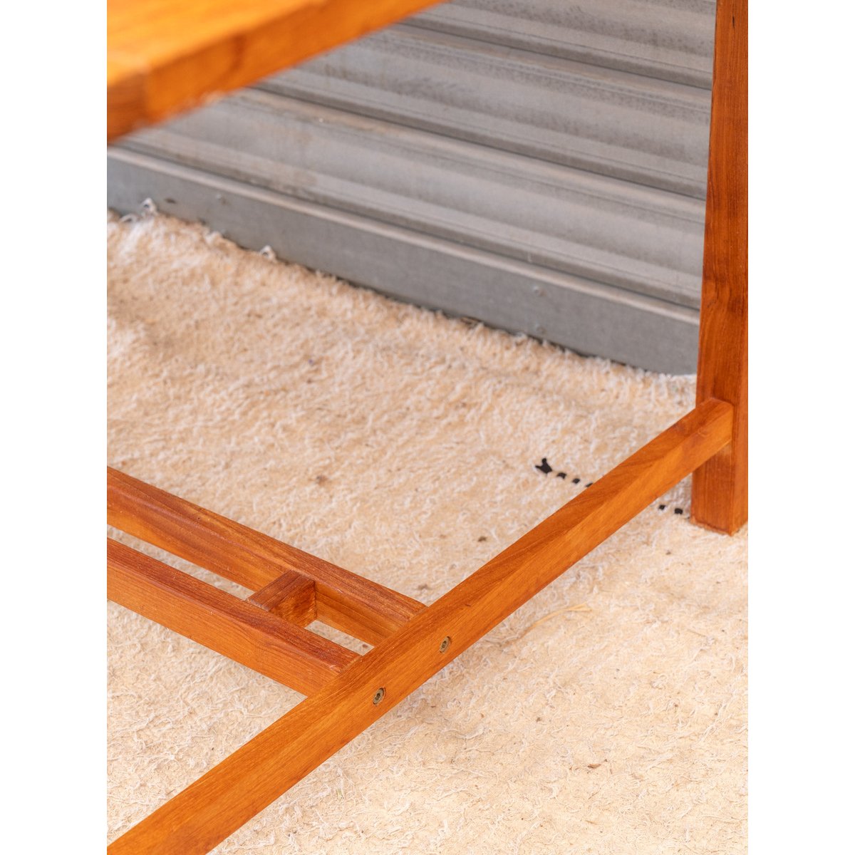 Table à manger en bois Romy N°1444 - Bon état bois clair, DEBONGOUT