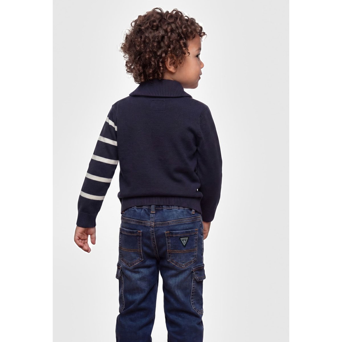 Cardigan Rayé blau multi, GUESS KIDS