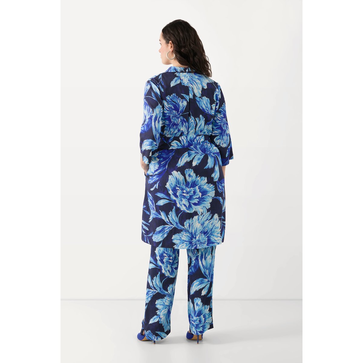 Veste à coupe plus longue et ouverte bleu encre, ULLA POPKEN