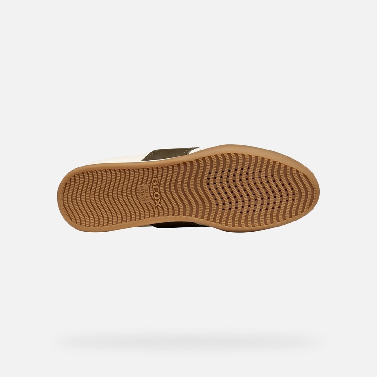 Baskets D MARYEMY gris clair/vert militaire, GEOX