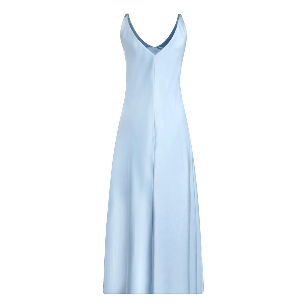 Robe de soirée à larges bretelles soft sky, VERA MONT