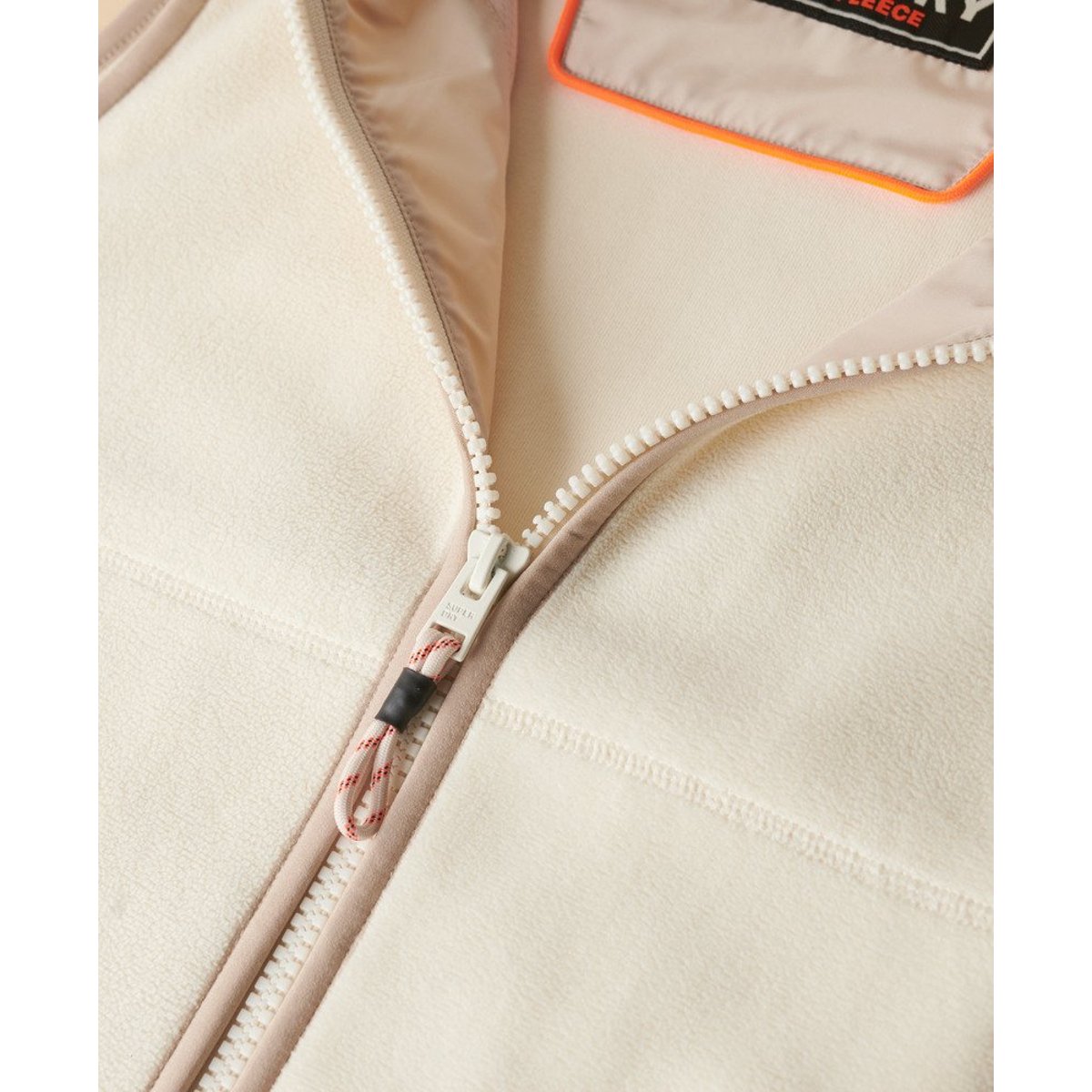 Gilet en polaire Active riz blanc, SUPERDRY