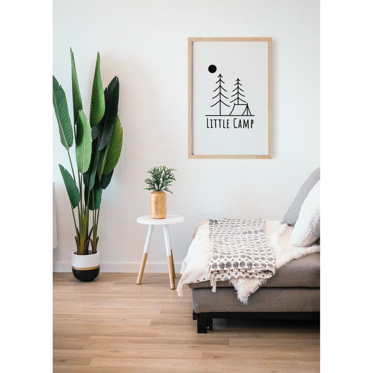 Affiche Little Camp blanc, L'AFFICHERIE