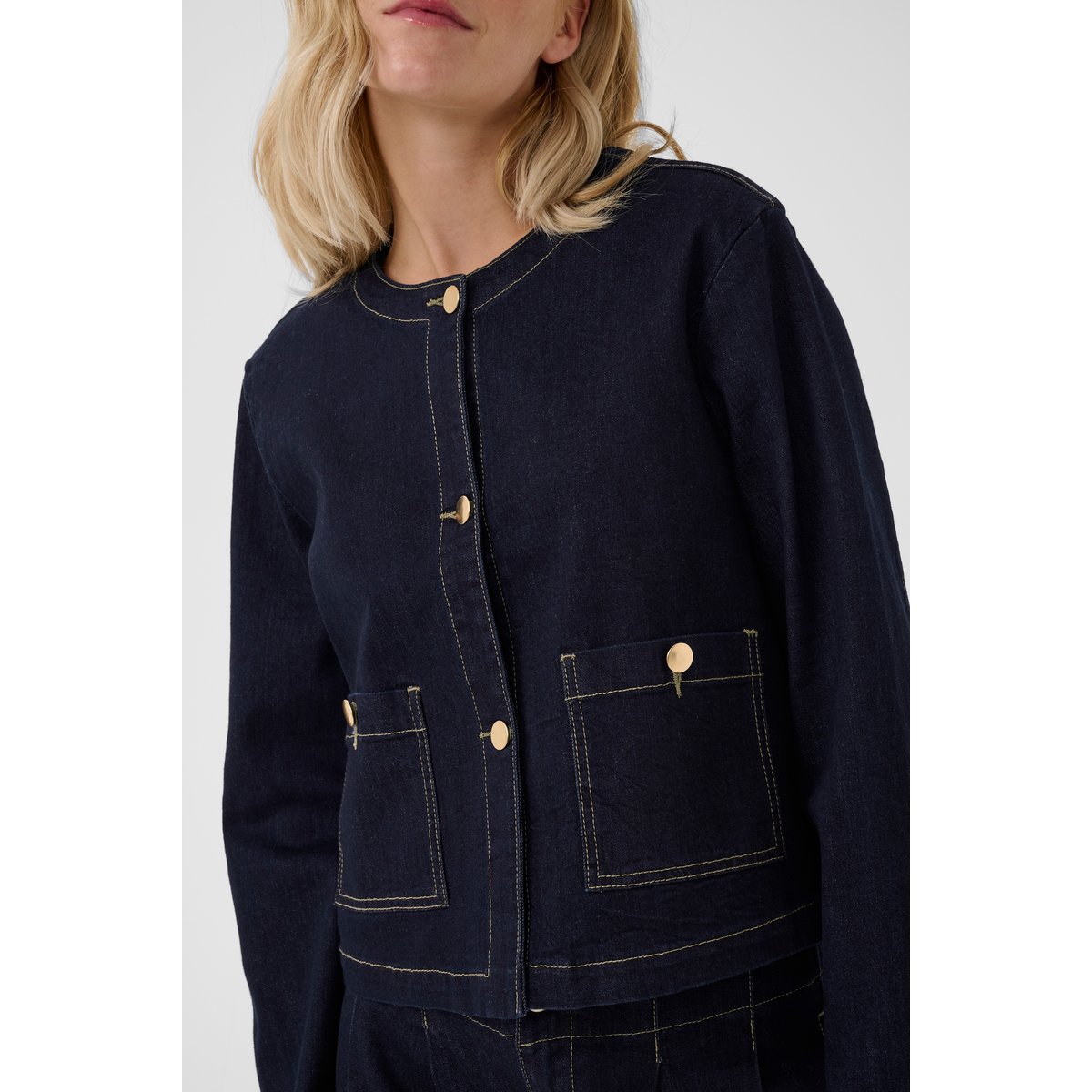 Manteau bleu rinse wash, CULTURE
