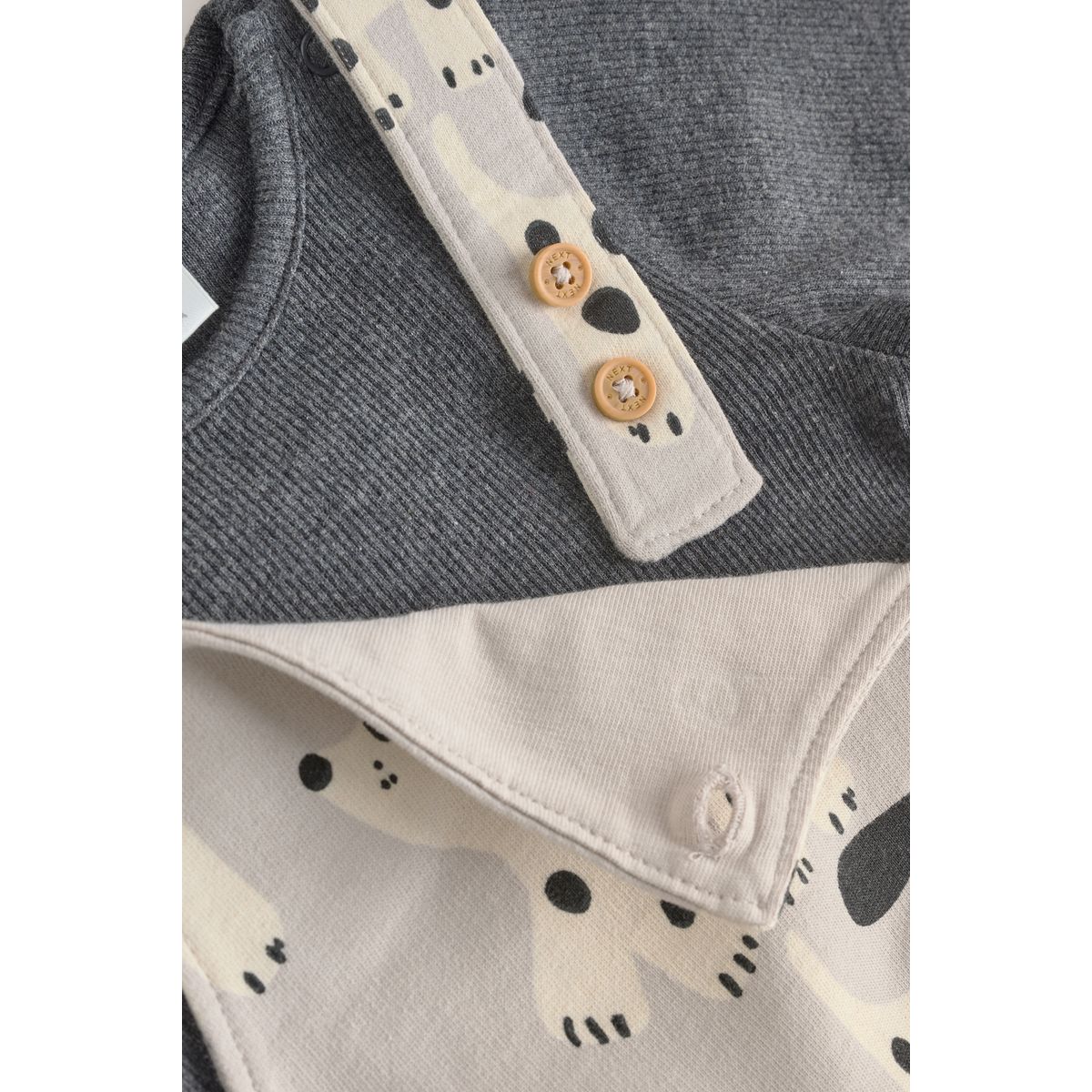 Ensemble salopette et body en jersey bébé neutre chien, NEXT