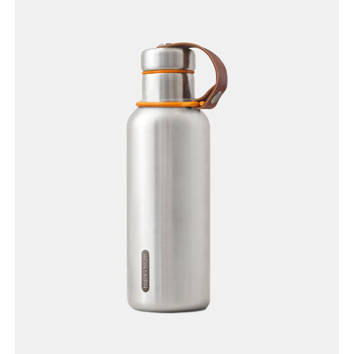 Bouteille isotherme - 50 cl gris et orange, BLACK + BLUM