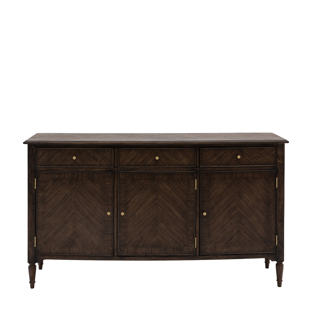 Meford Antique Solid Wood 3-Door Sideboard walnut, ÉDITÉ