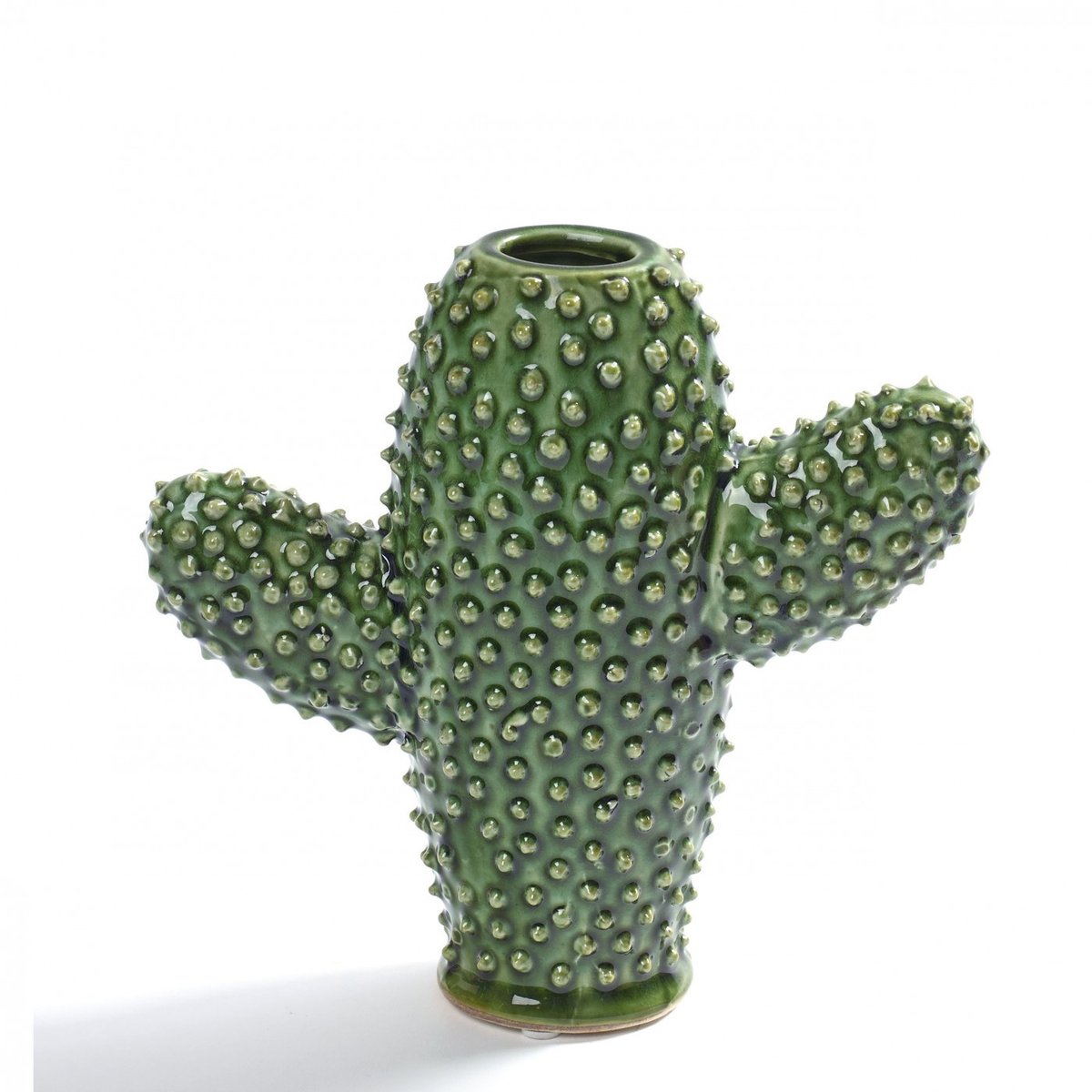 Vase Cactus Small Porcelaine Verte H 20 cm vert, SERAX