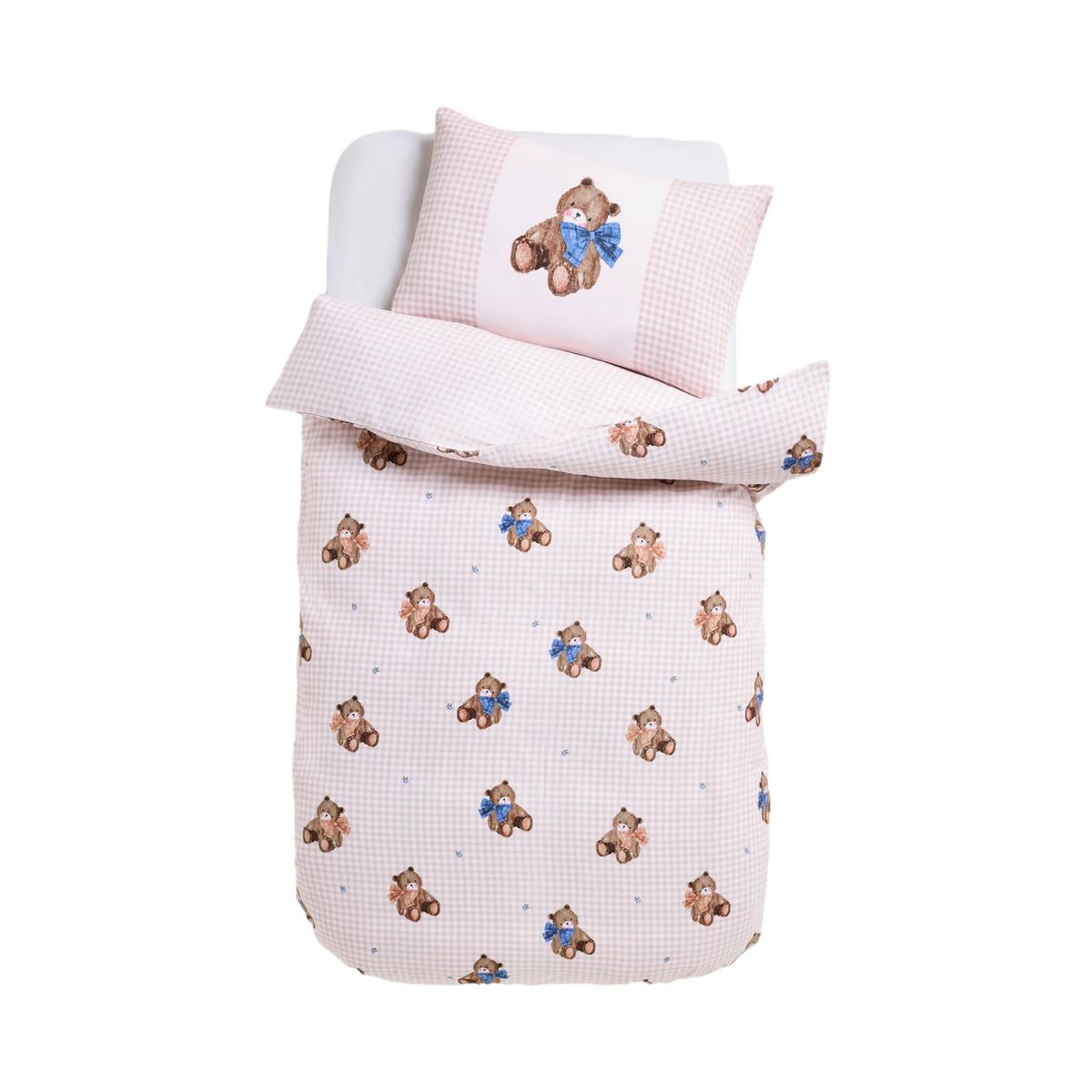 Parure de lit en coton brossé ultra-doux ours, NEXT