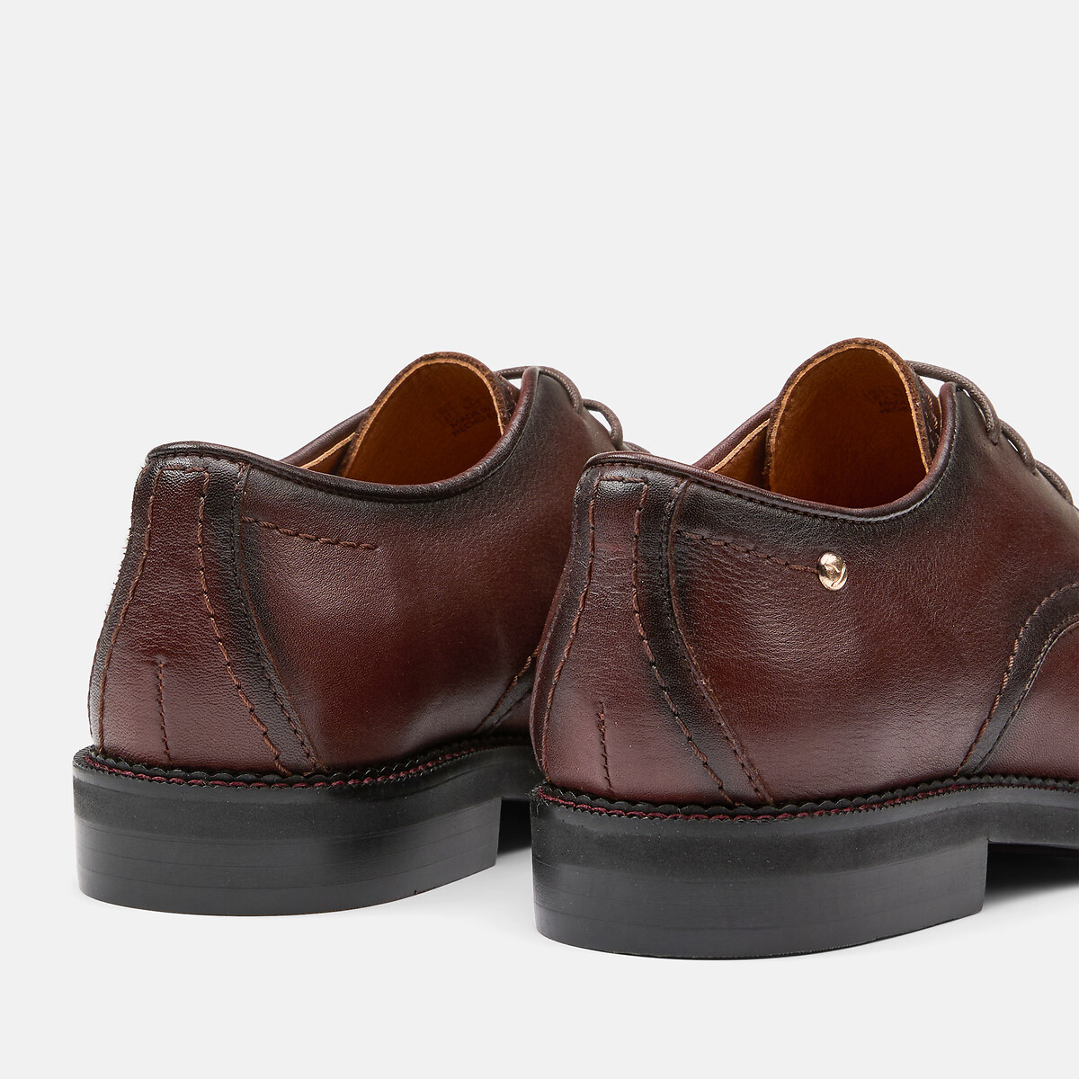 Derbies en cuir, DEVA marron foncé, PIKOLINOS