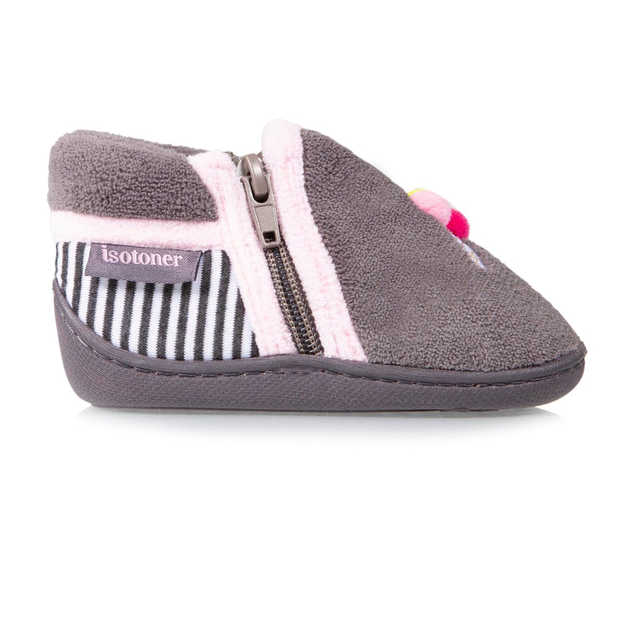 Chaussons Bottillons gris, ISOTONER