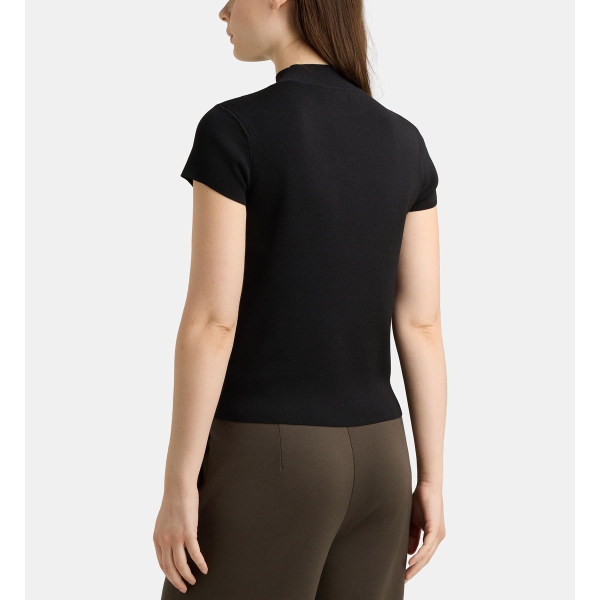 Pull court faya mc stretch noir, GALERIES LAFAYETTE