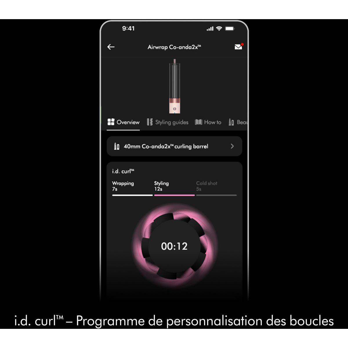 Fer multistyle Airwrap Co-anda 2x Cheveux raides à ondulés Rose Céramique couleur unique, DYSON