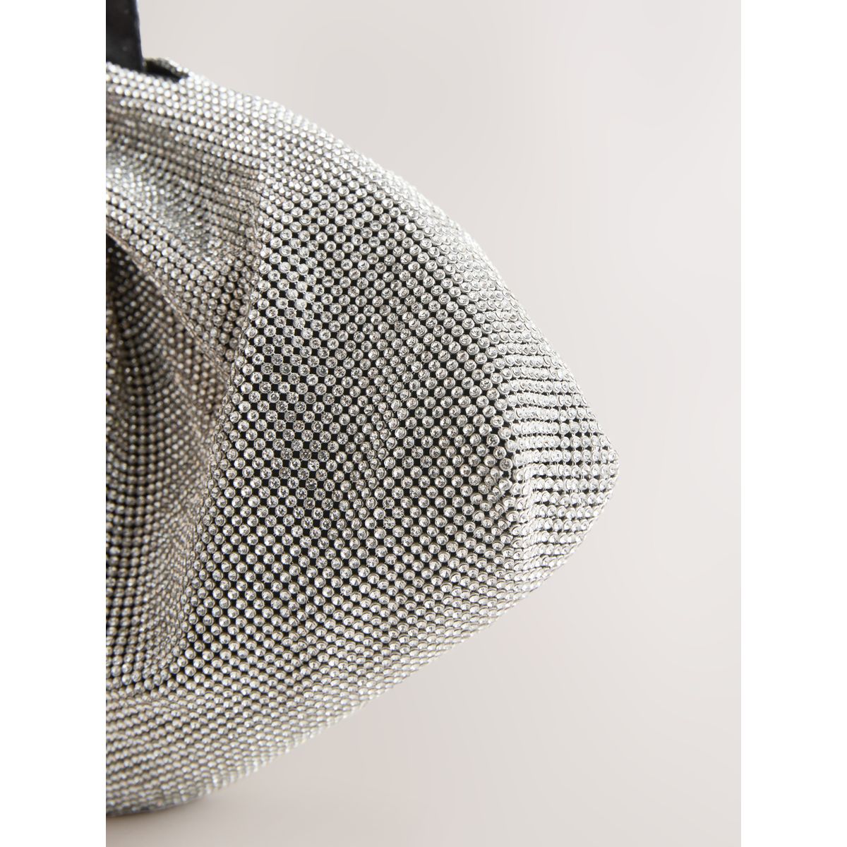 Sac à main scintillant avec dragonne argent, NEXT