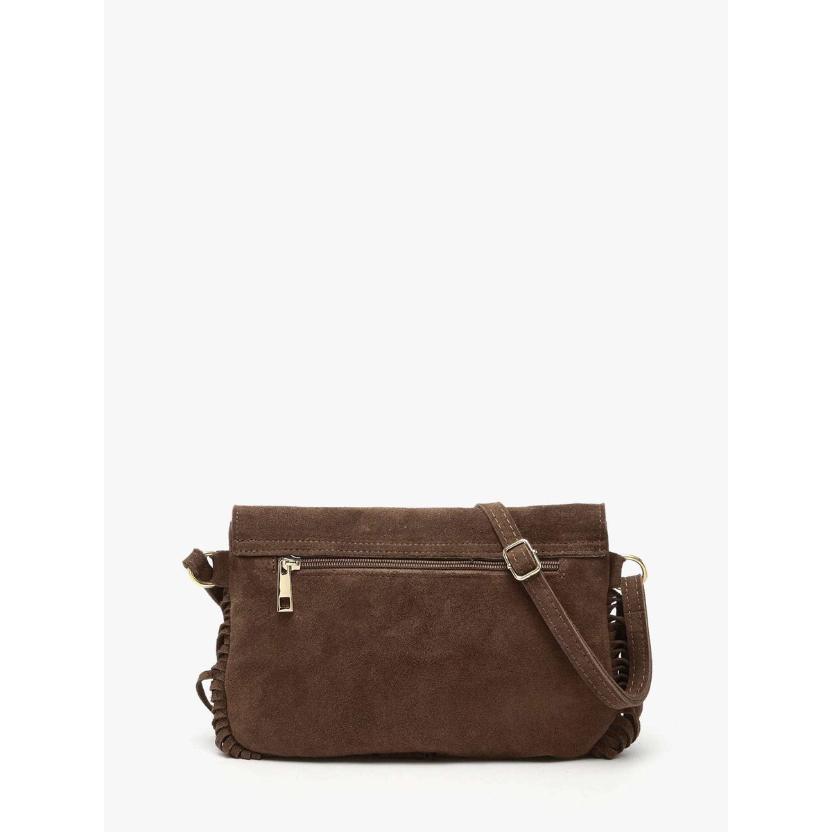Sac bandoulière Velvet cuir testa moro, MILANO