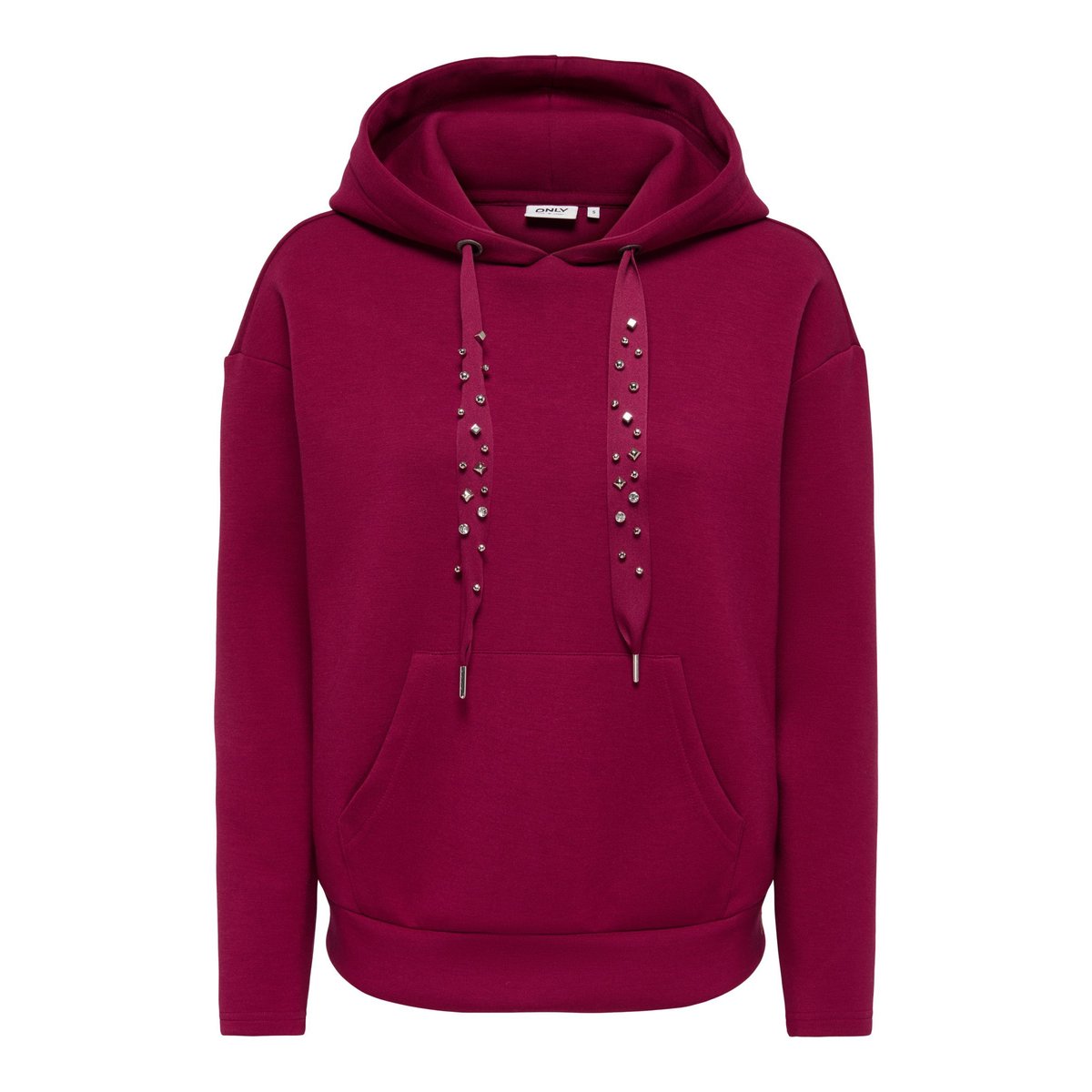 Sweat À Capuche rumba red, ONLY