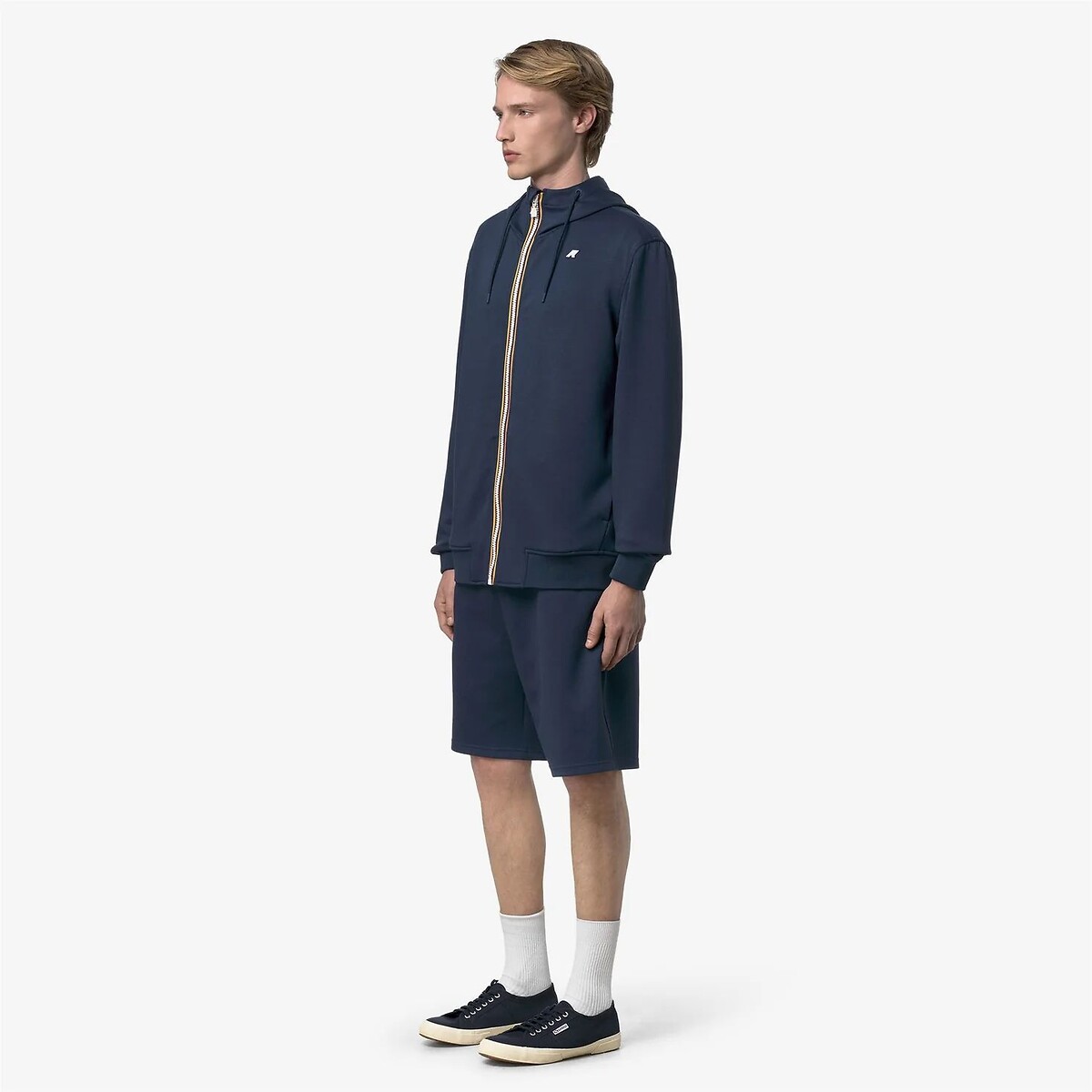 Giacca con zip RAINS LIGHT SPACER blu, K-WAY
