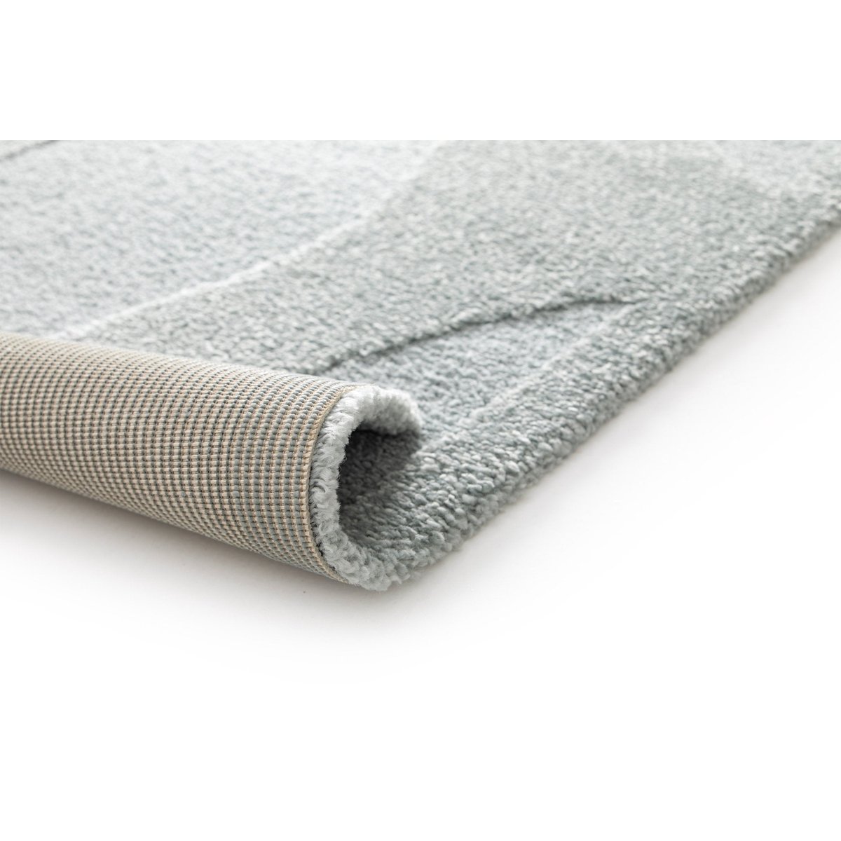 Tapis doux à relief SILENCIO bleu naturel, AFK LIVING