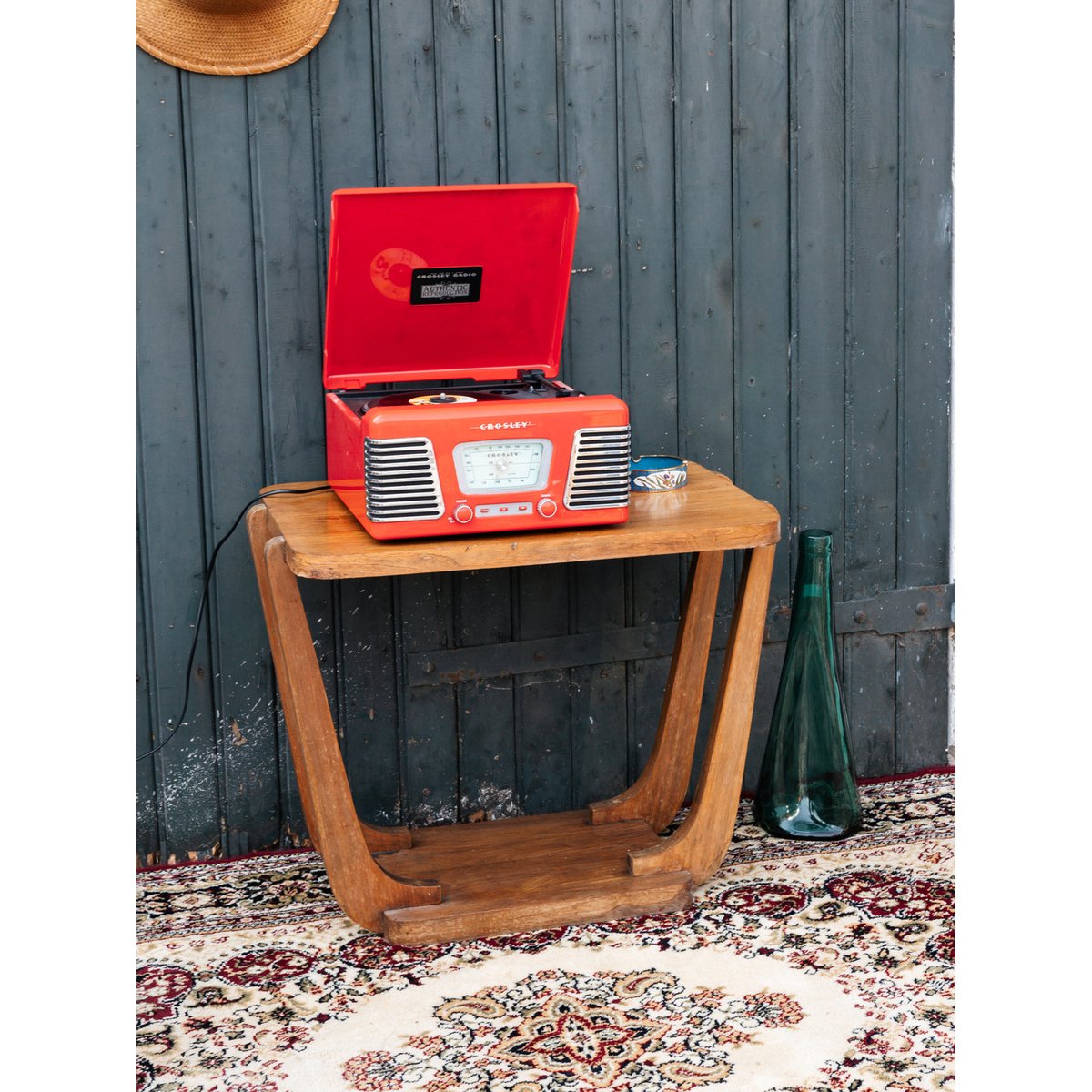 Table d'appoint en bois Francine N°273 - Bon état bois, DEBONGOUT