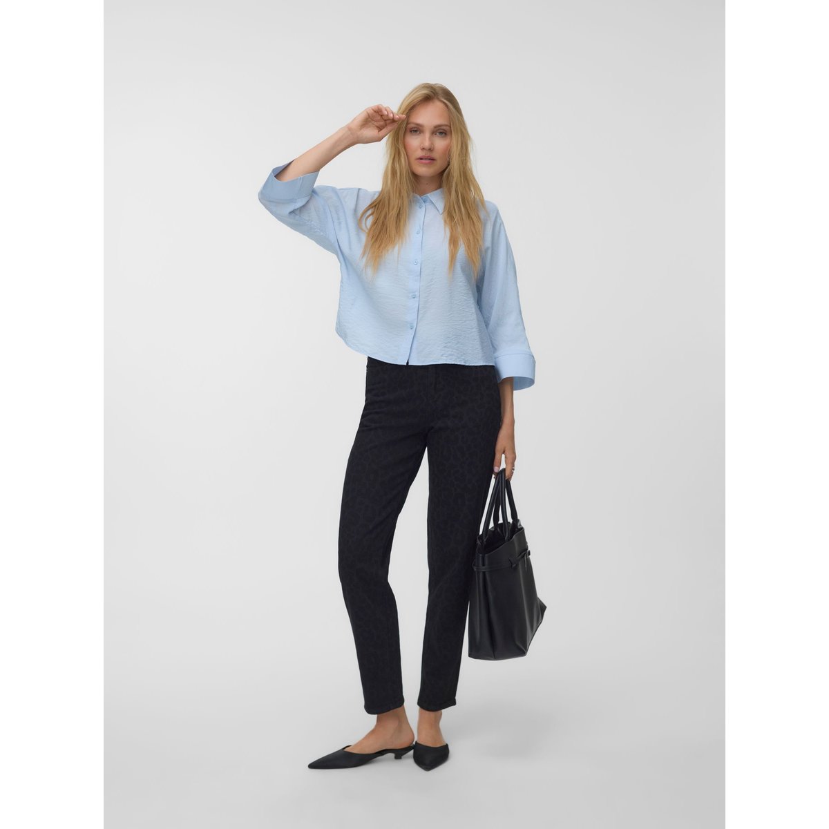 Jean Mom black denim, VERO MODA