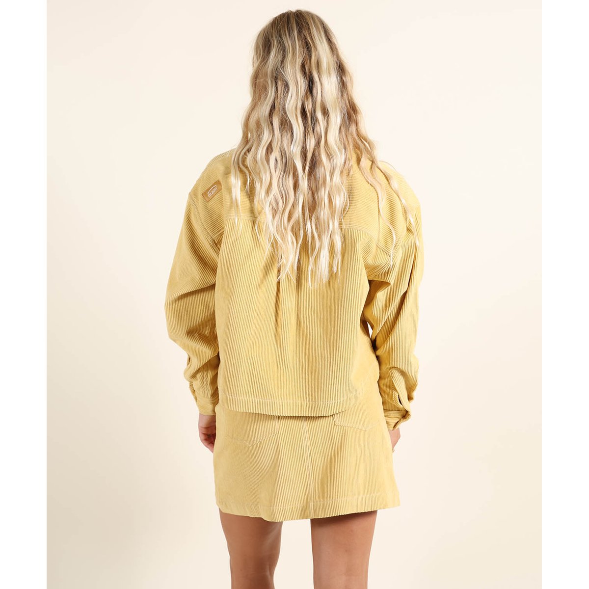 Chemise manches longues CORD lazy yellow, OXBOW