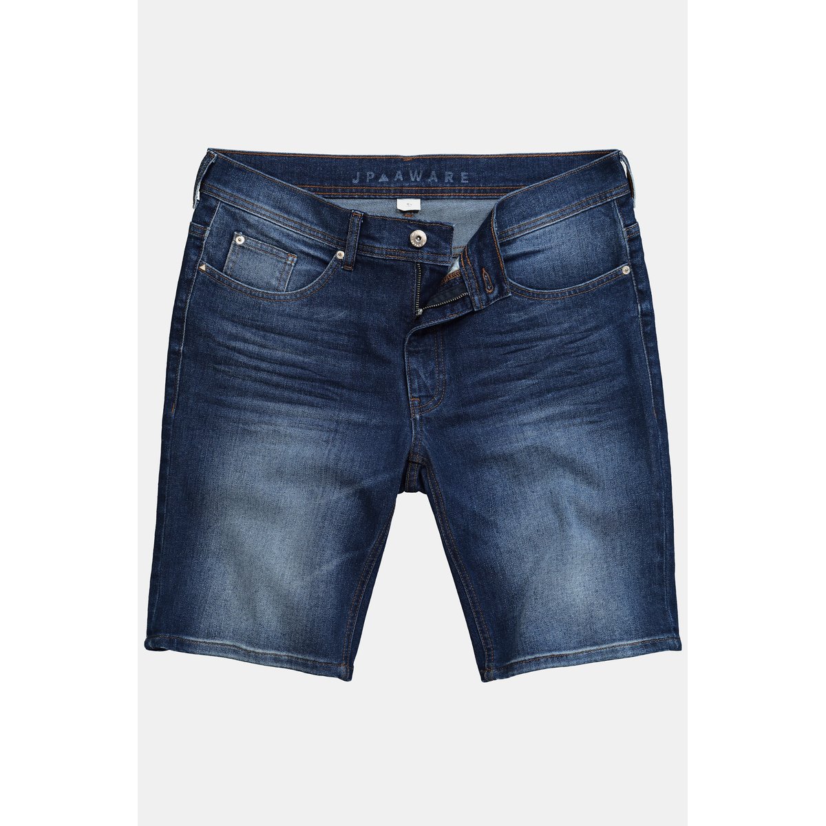 Bermuda en jean, ventre confort jean bleu foncé, JP1880