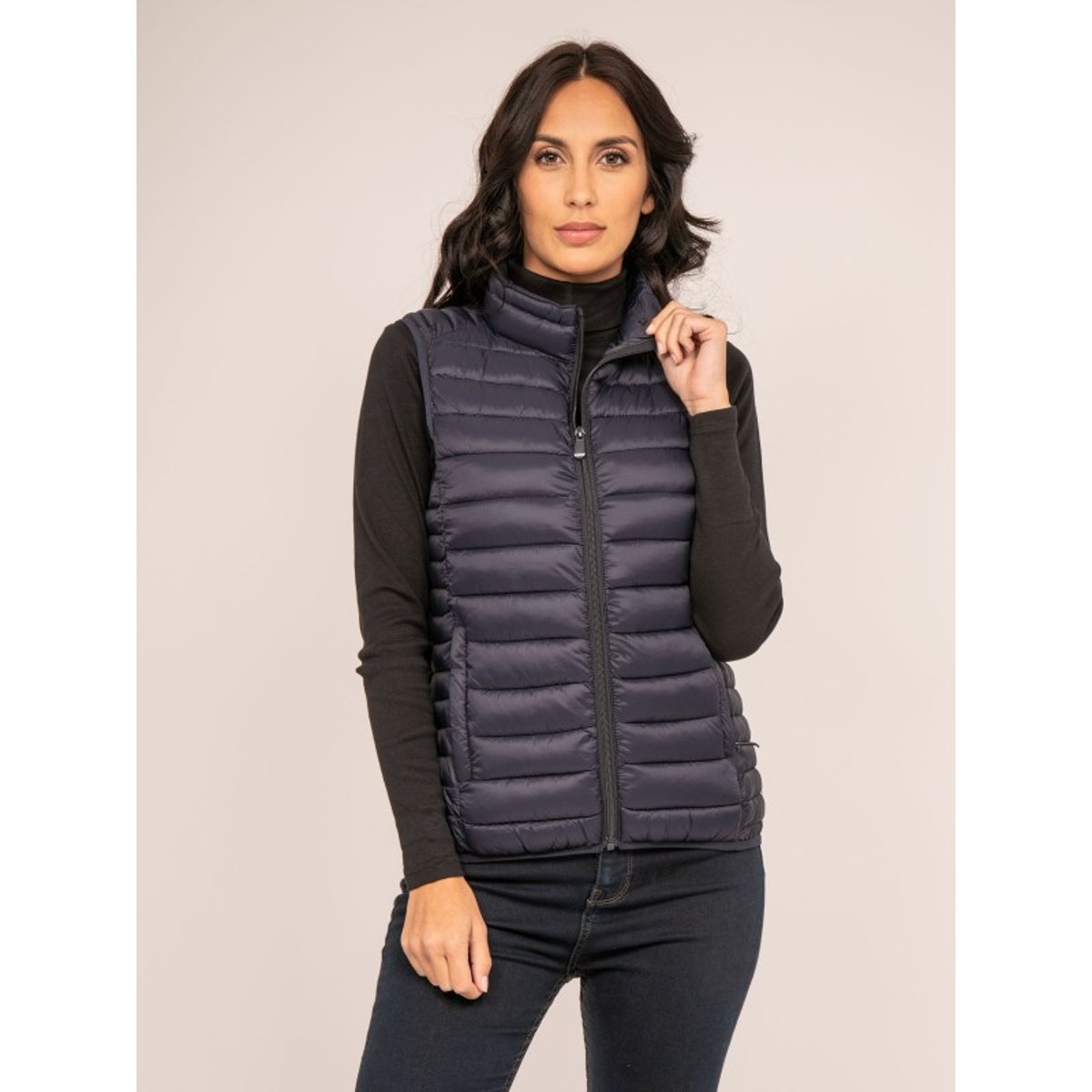 Doudoune Sans Manches Ubik bleu marine, DONA LISA