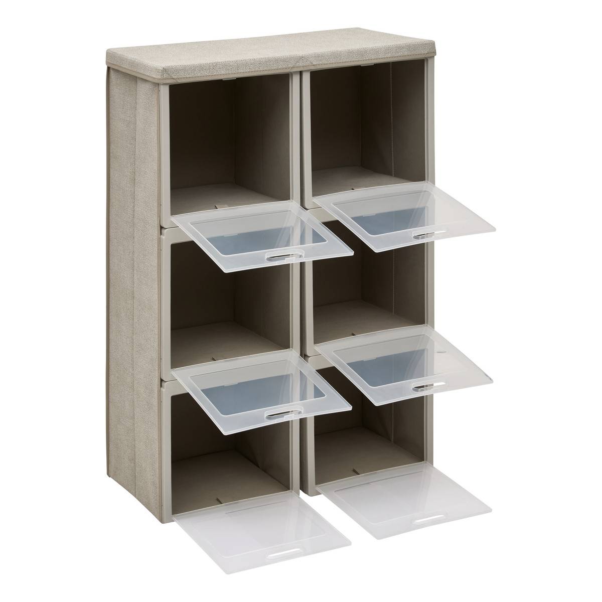 Rangement rectangulaire pliable CUBE'N DOOR beige, 5FIVE SIMPLY SMART