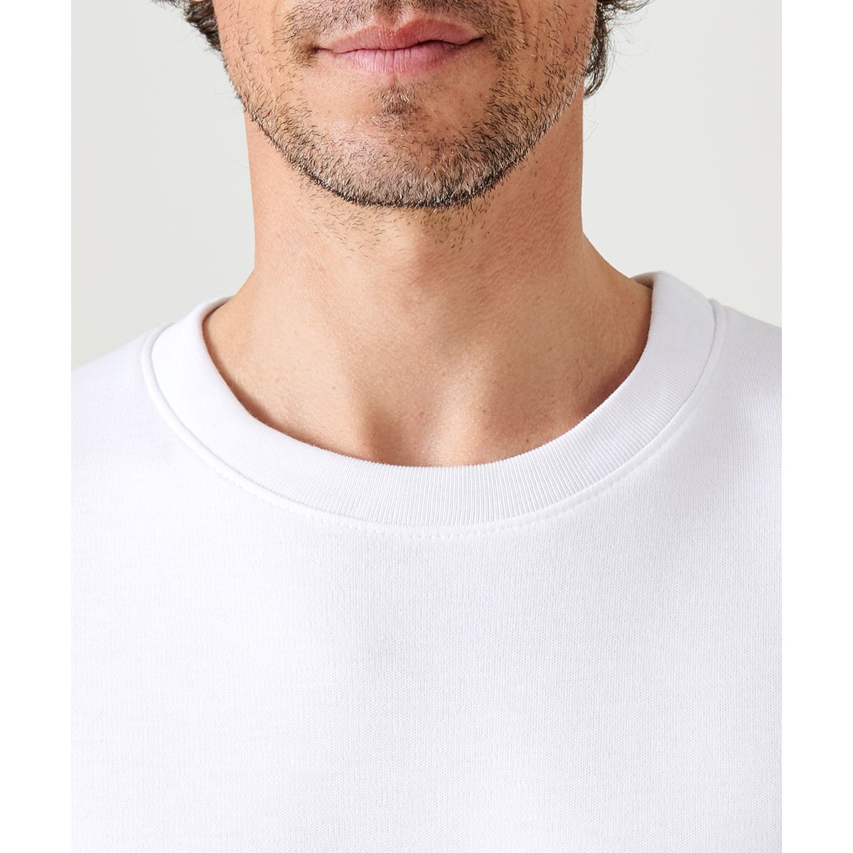 T-shirt Thermolactyl  molleton gratté noir blanc, DAMART