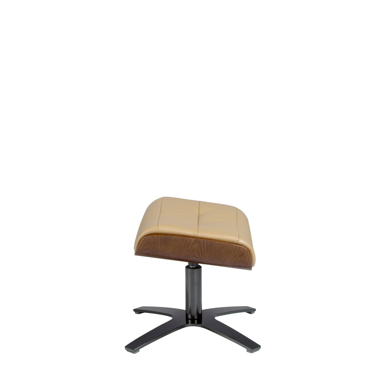 Repose pieds en cuir sable | gris anthracite, ANGEL CERDA