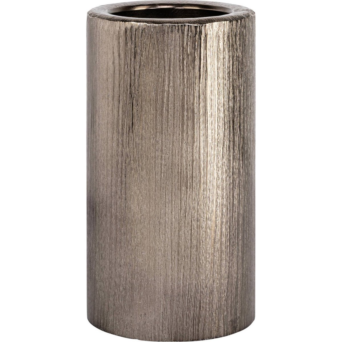 Bougeoir en aluminium finition laiton antique laiton antique, RECOLLECTION