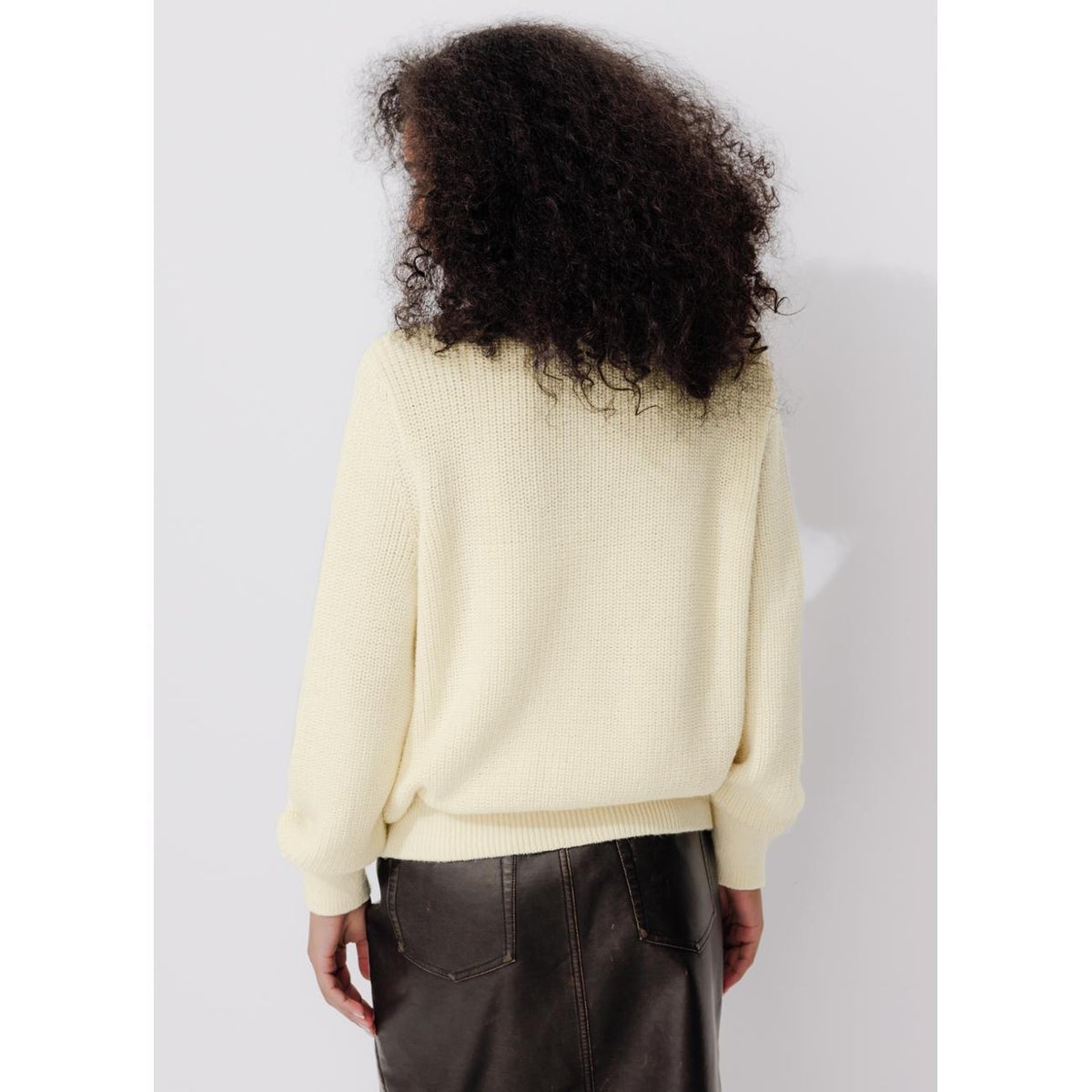 Pull made in France 100% laine ecru, PROMOD
