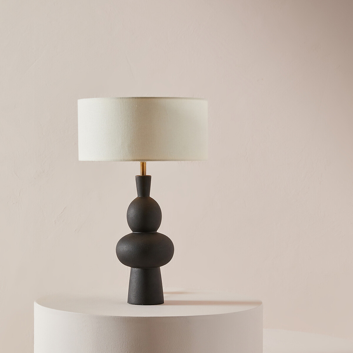 MADE.COM Freyja Shaped Table Lamp black, MADE