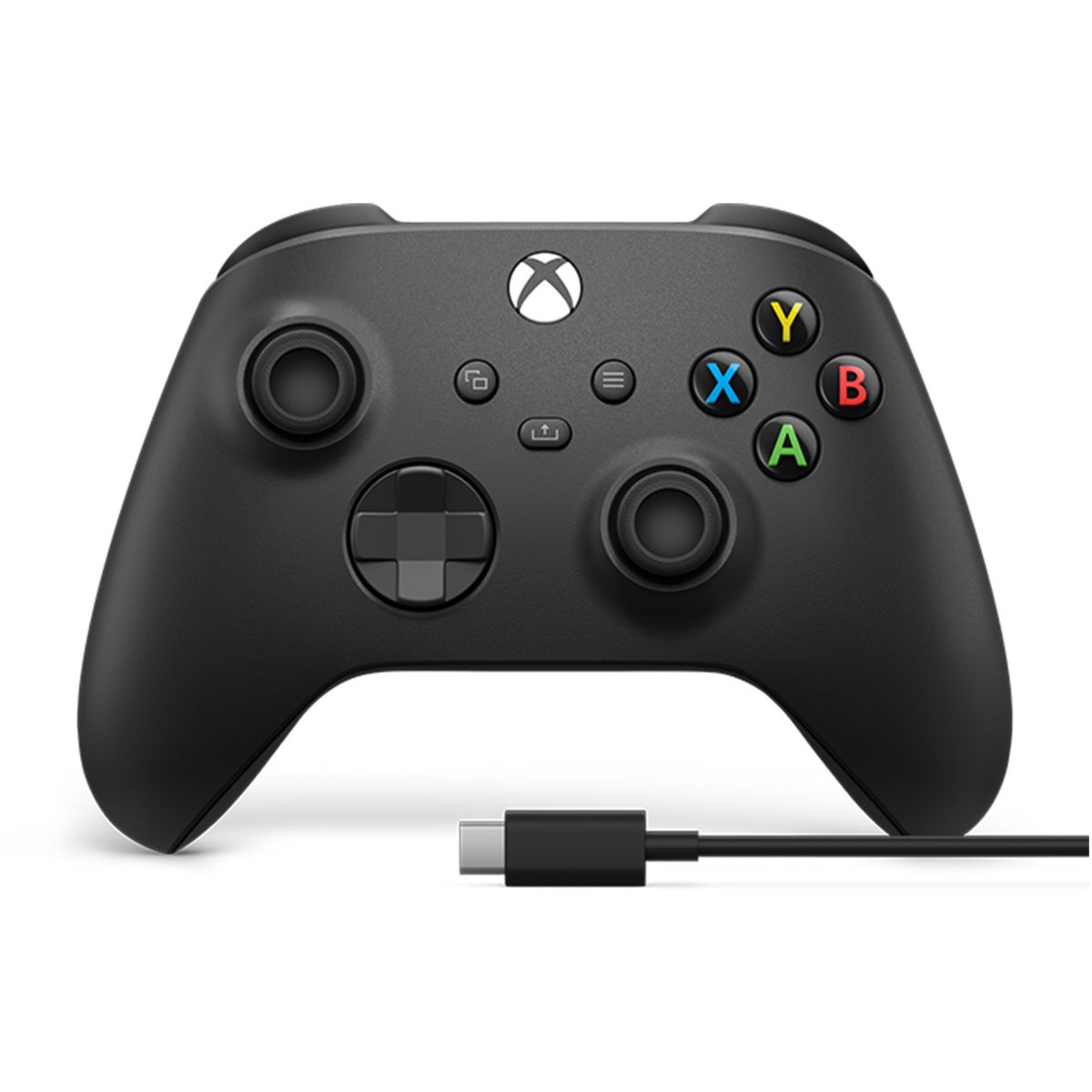 Manette Xbox Carbon black + usbc couleur unique, MICROSOFT