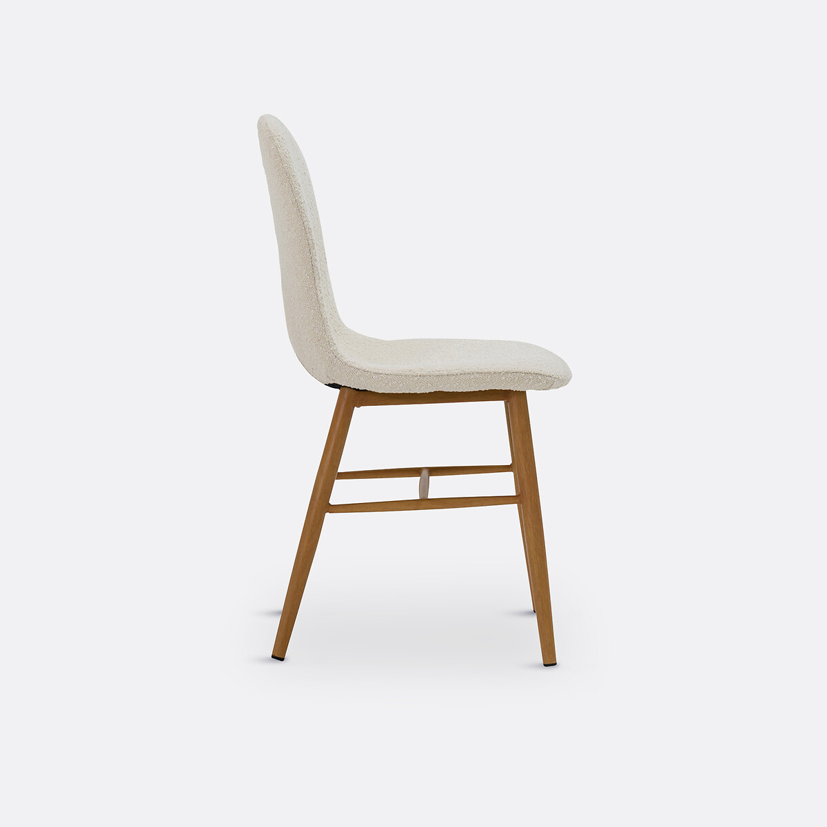 Chaise velours, Polina ecru, LA REDOUTE INTERIEURS