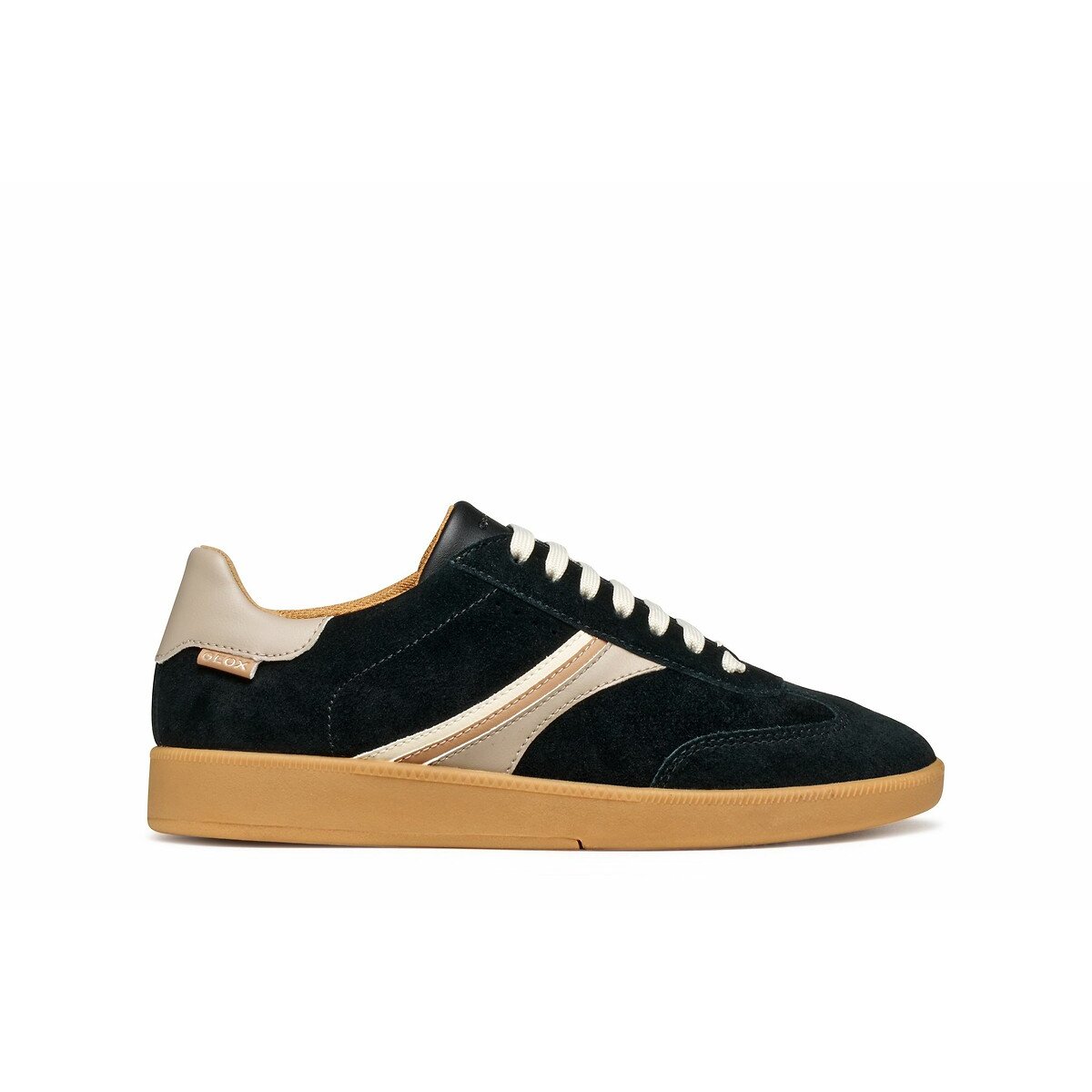 Meleda Leather Breathable Trainers black, GEOX