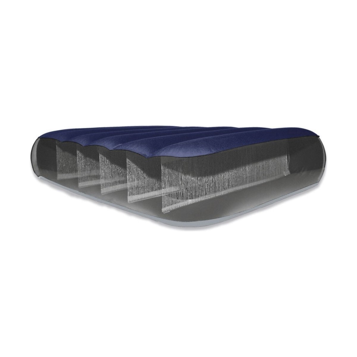 Matelas gonflable Classic Downy Large bleu et noir, INTEX